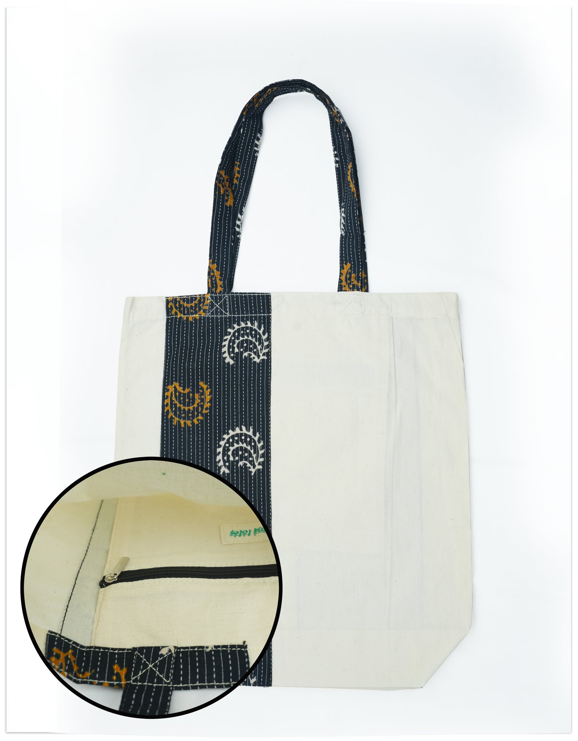 Ajrakh Stripe Tote