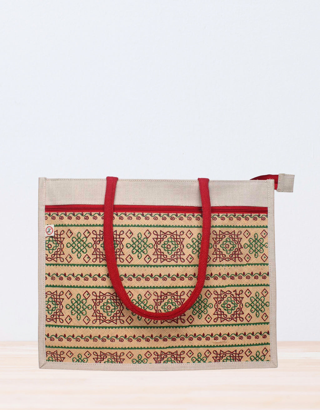 JUCO and Jute Print Tote