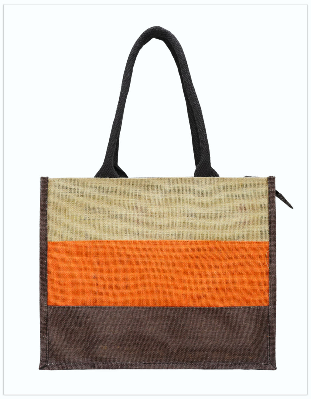 Tricolour Jute Tote