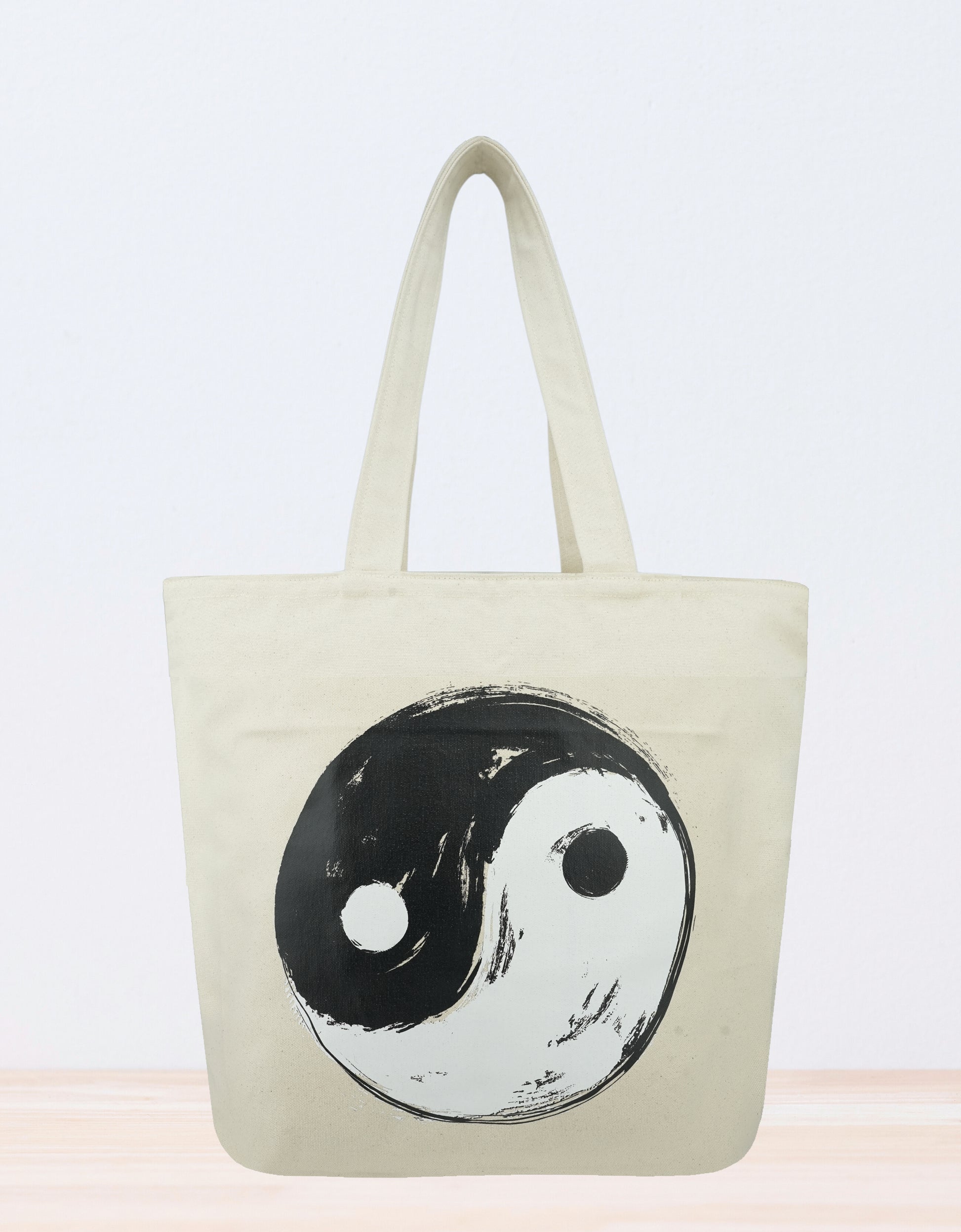 Yin Yang Canvas Tote Bags