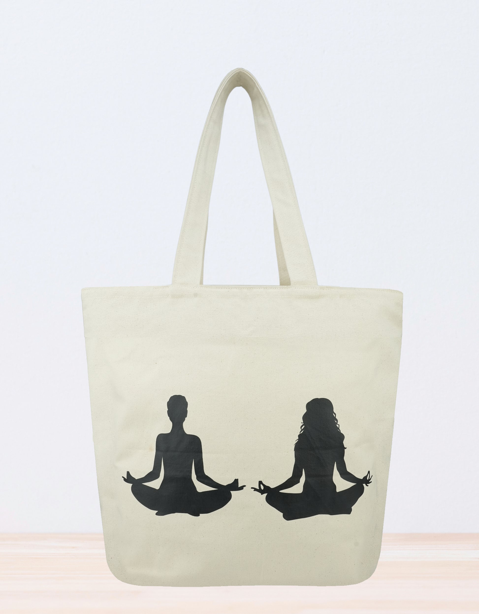 Twin Calm Canvas Tote Bags