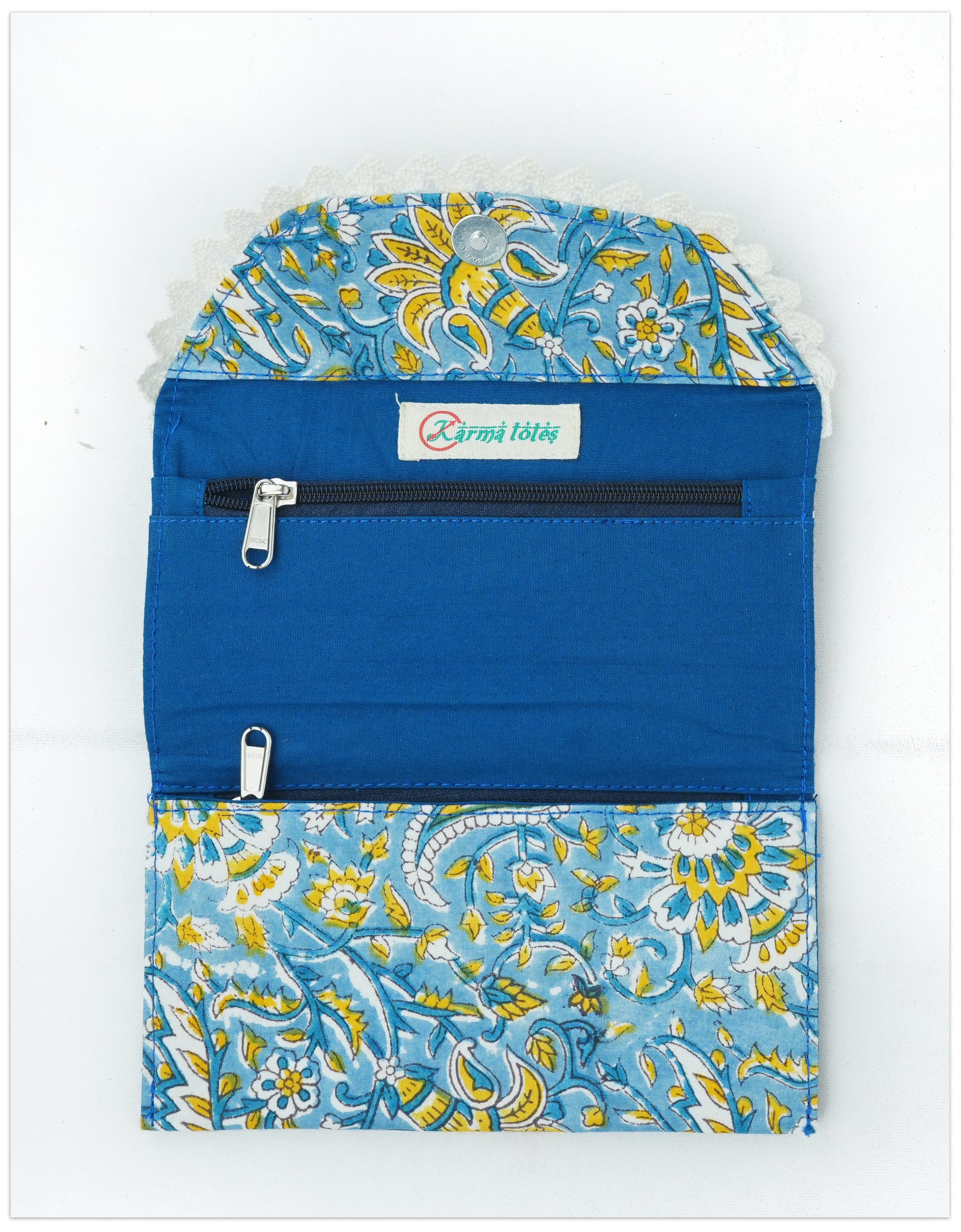 Blue Blossom  Wallet