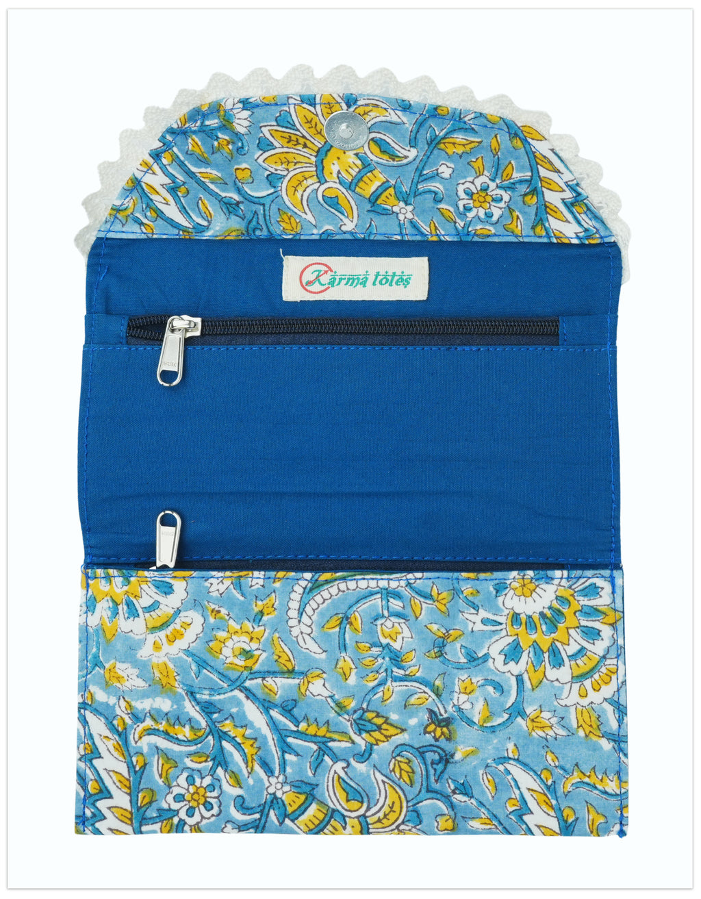 Blue Blossom  Wallet