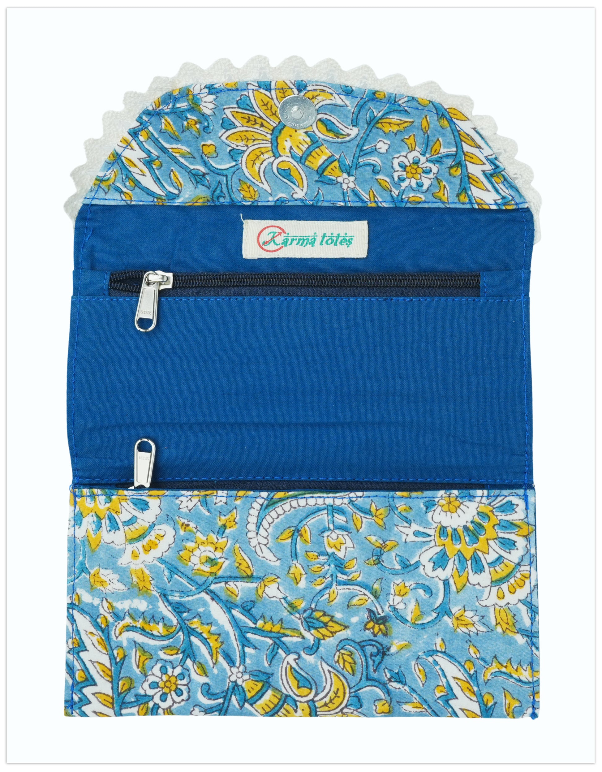 Blue Blossom  Wallet