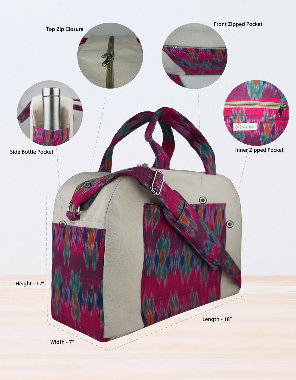 Blush Rhapsody Duffle Bag