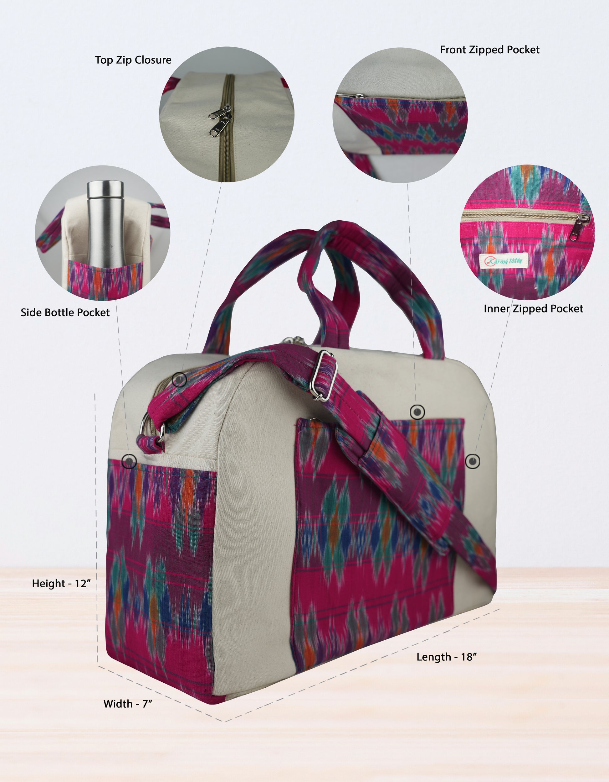 Blush Rhapsody Duffle Bag