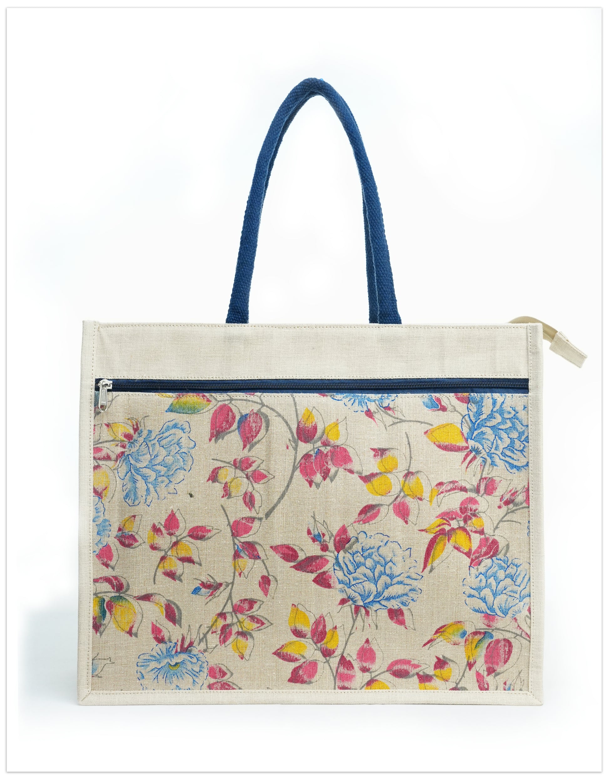 Reusable Printed Juco Tote