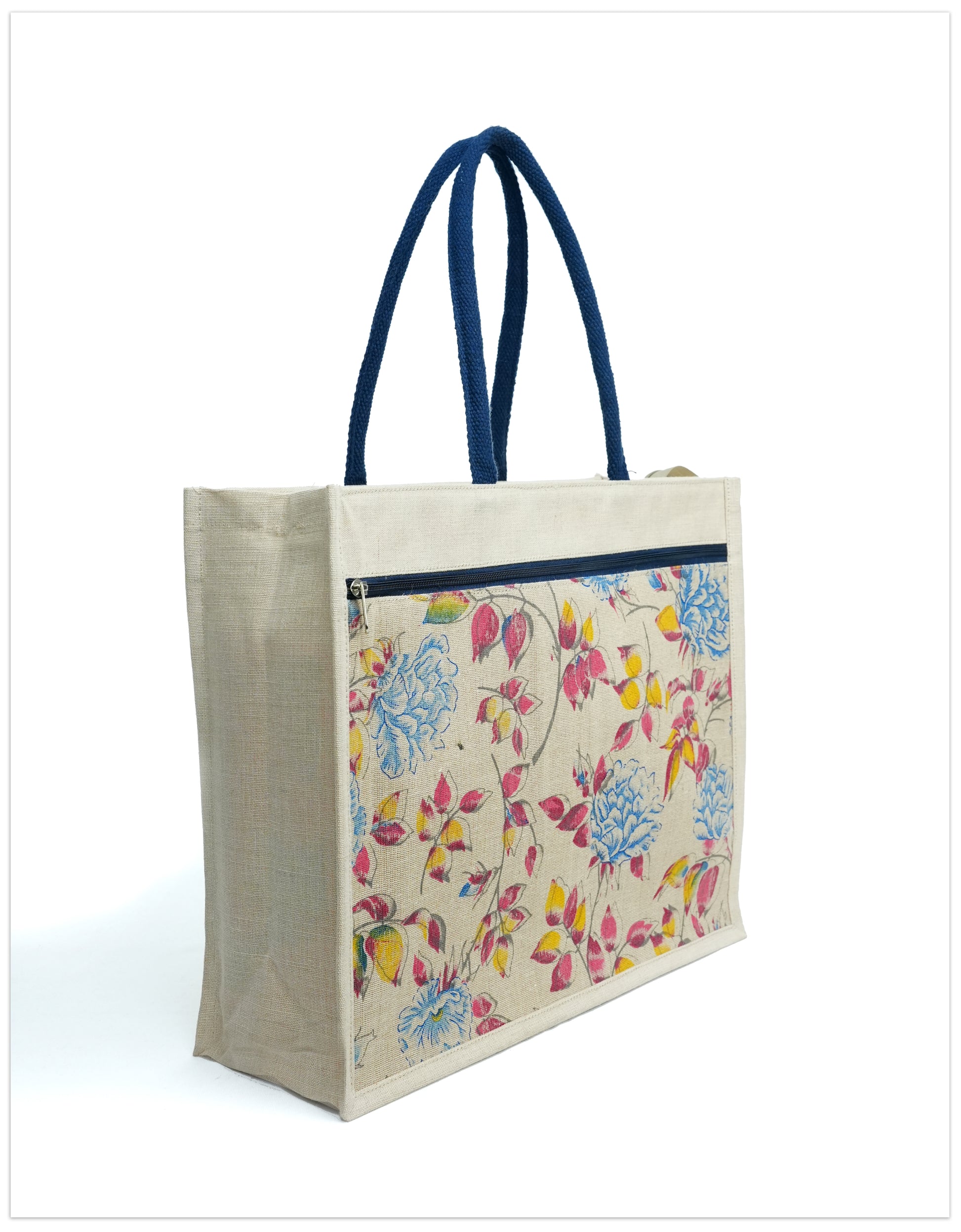 Reusable Printed Juco Tote