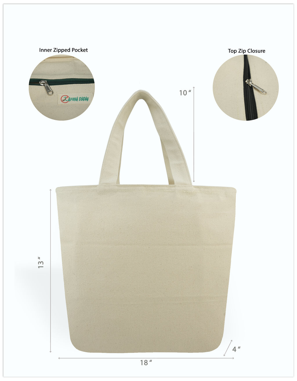 Calmscape Canvas Tote Bags