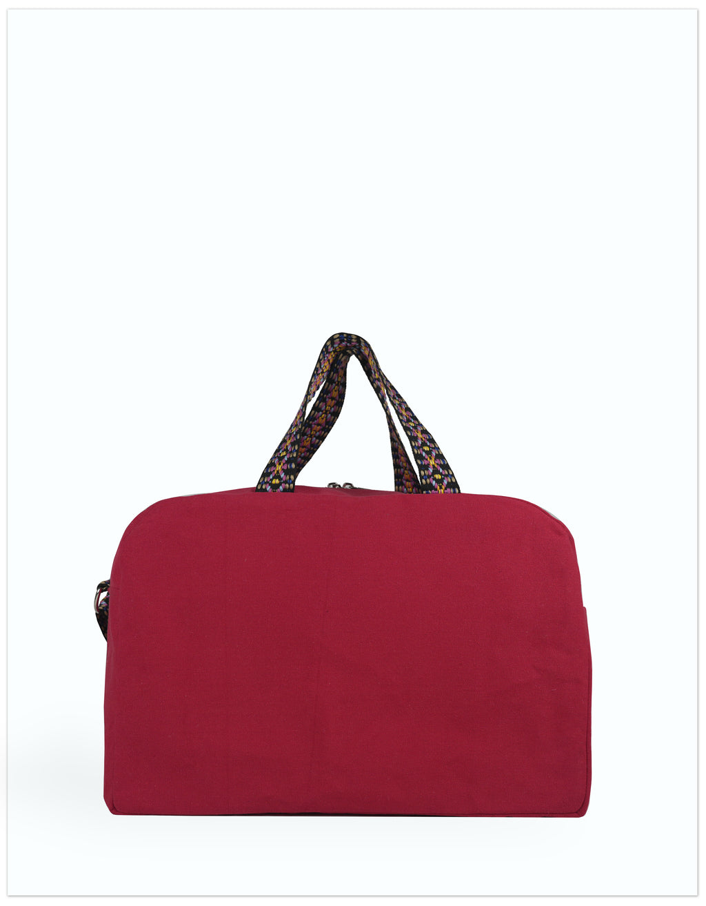 Crimson Burst Duffle Bag