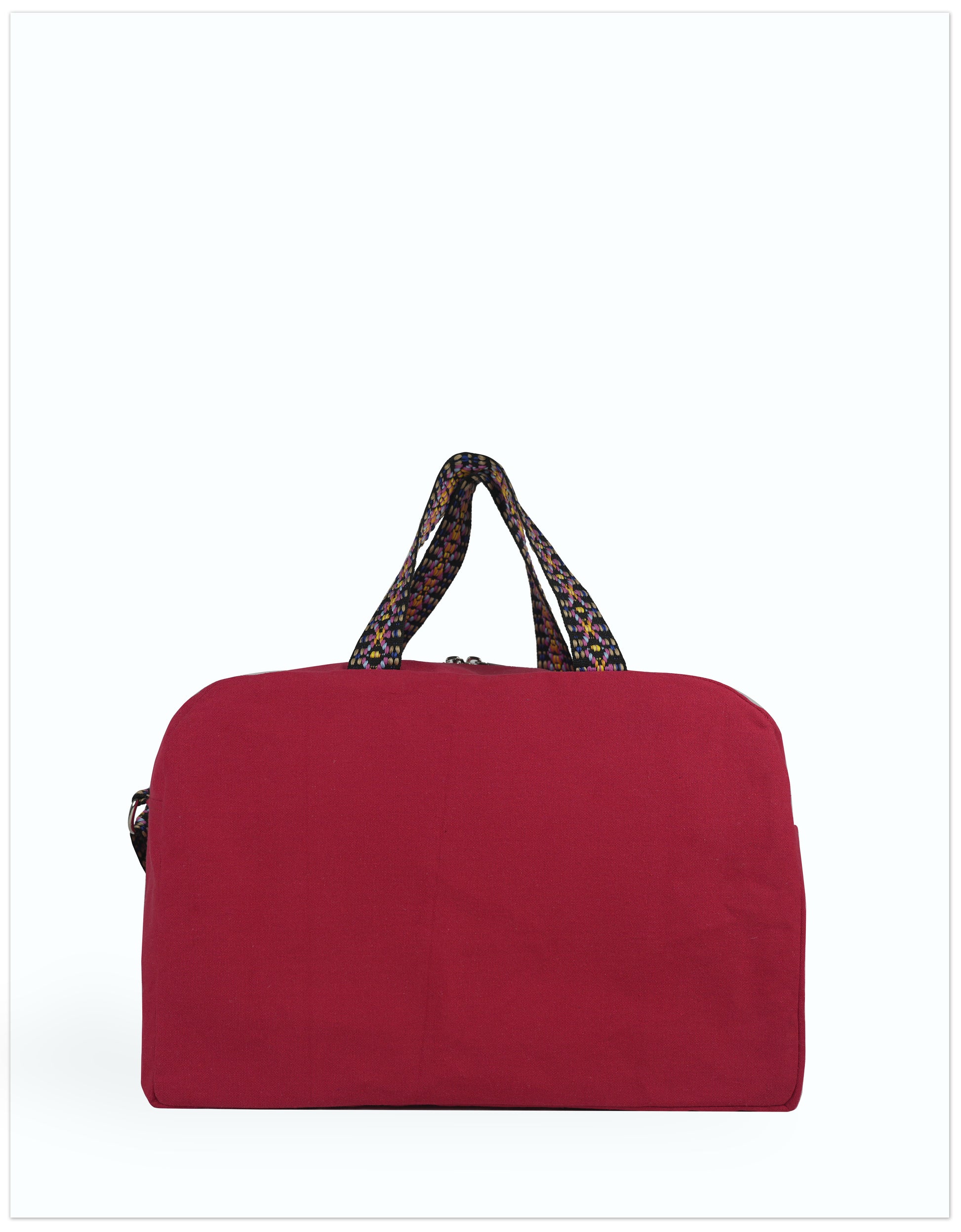 Crimson Burst Duffle Bag