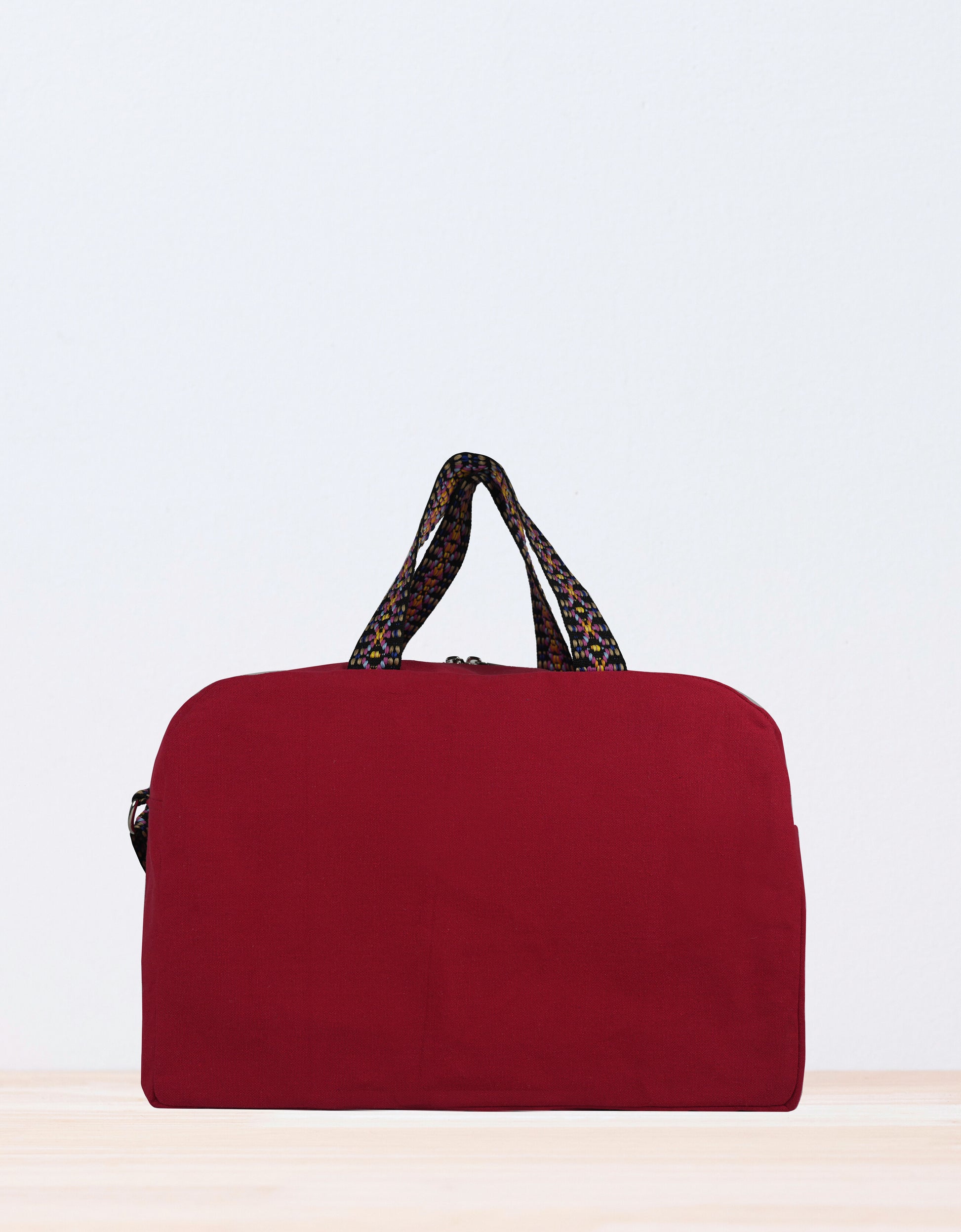 Crimson Burst Duffle Bag