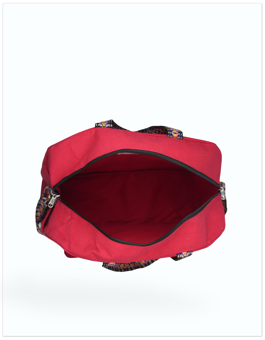 Crimson Burst Duffle Bag