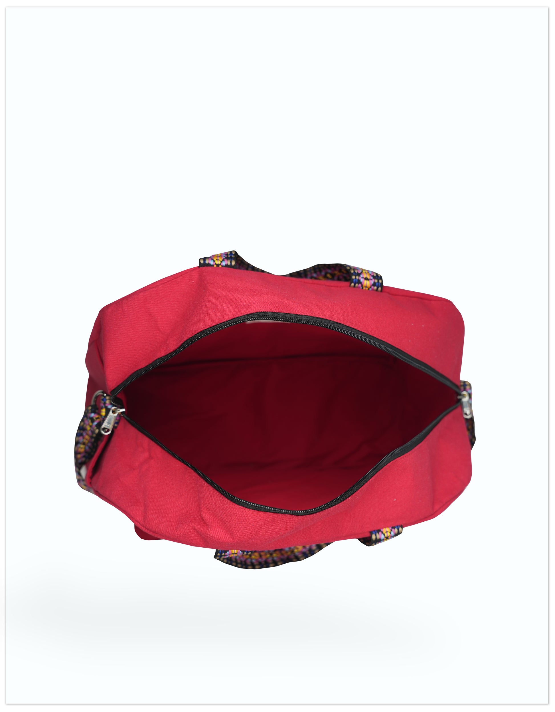 Crimson Burst Duffle Bag