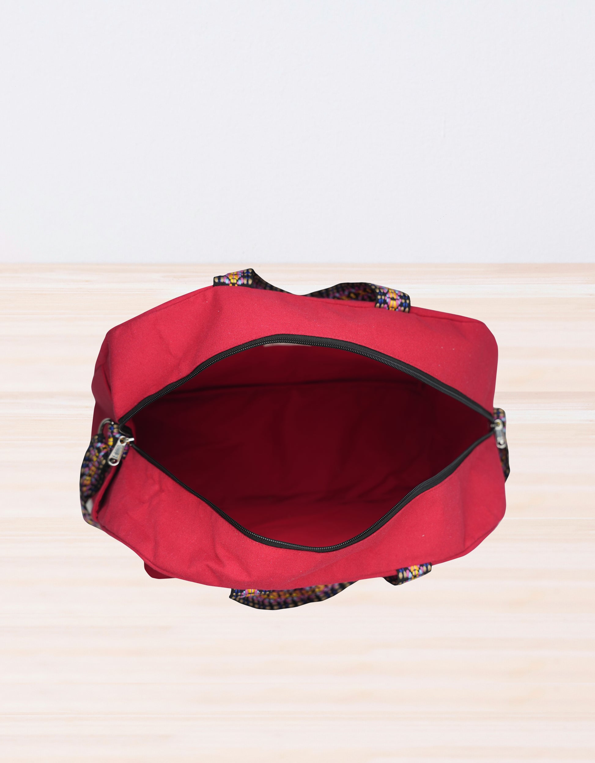 Crimson Burst Duffle Bag