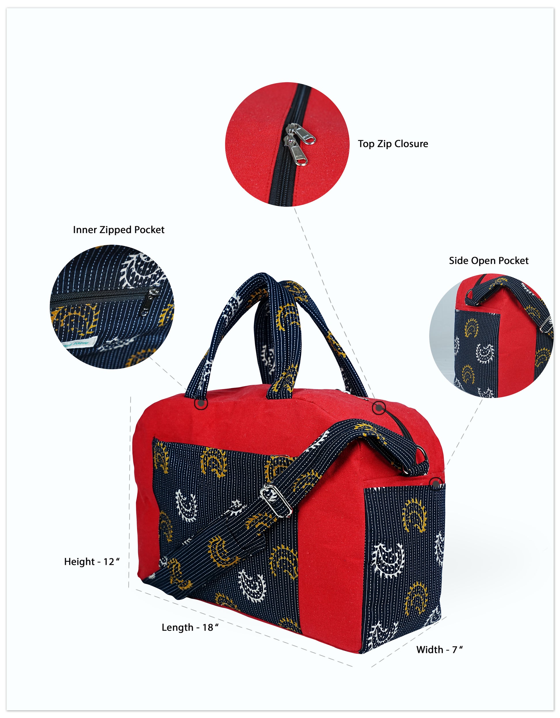 Crimson Legacy Duffle Bag
