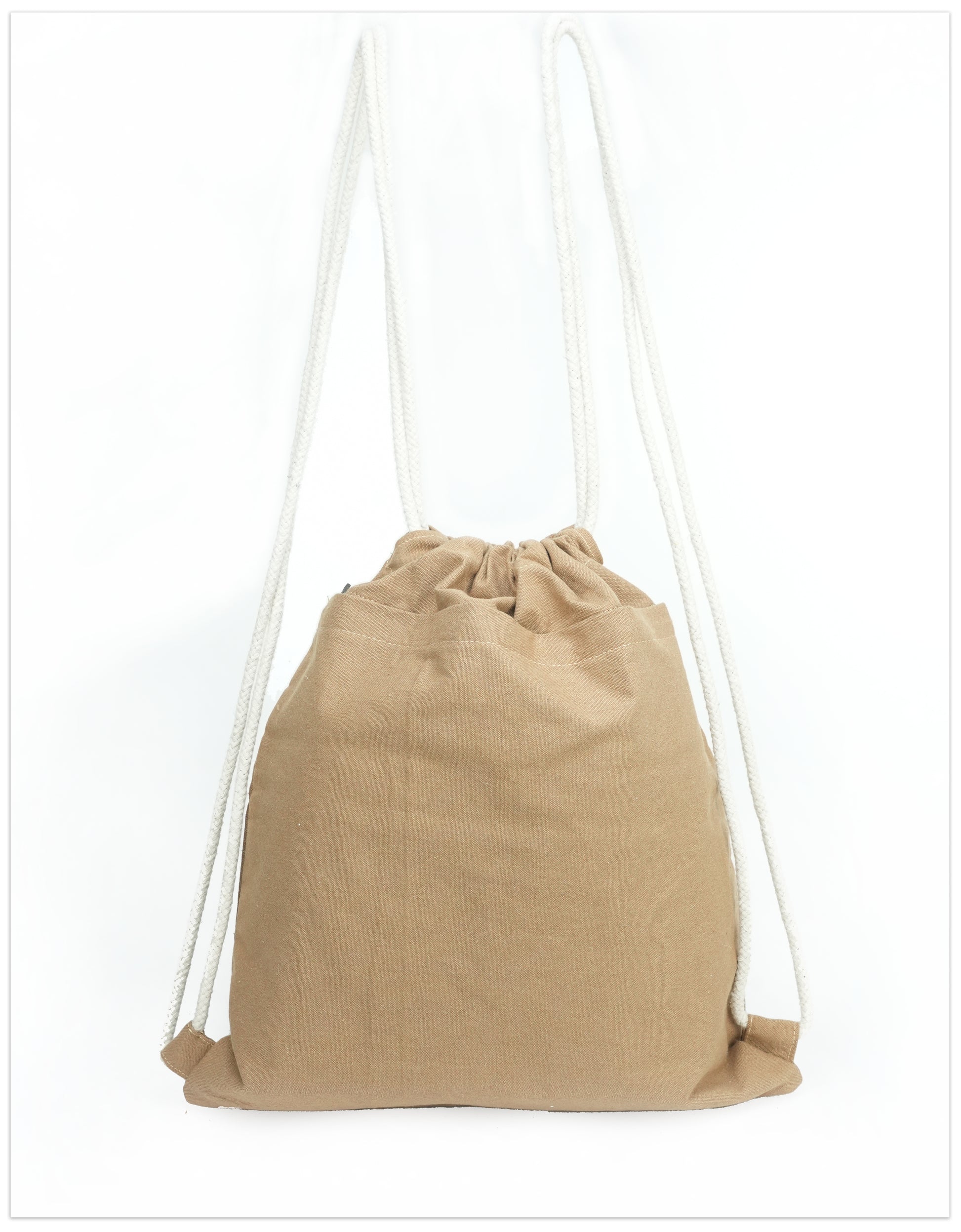 Denim Drawstring Bag