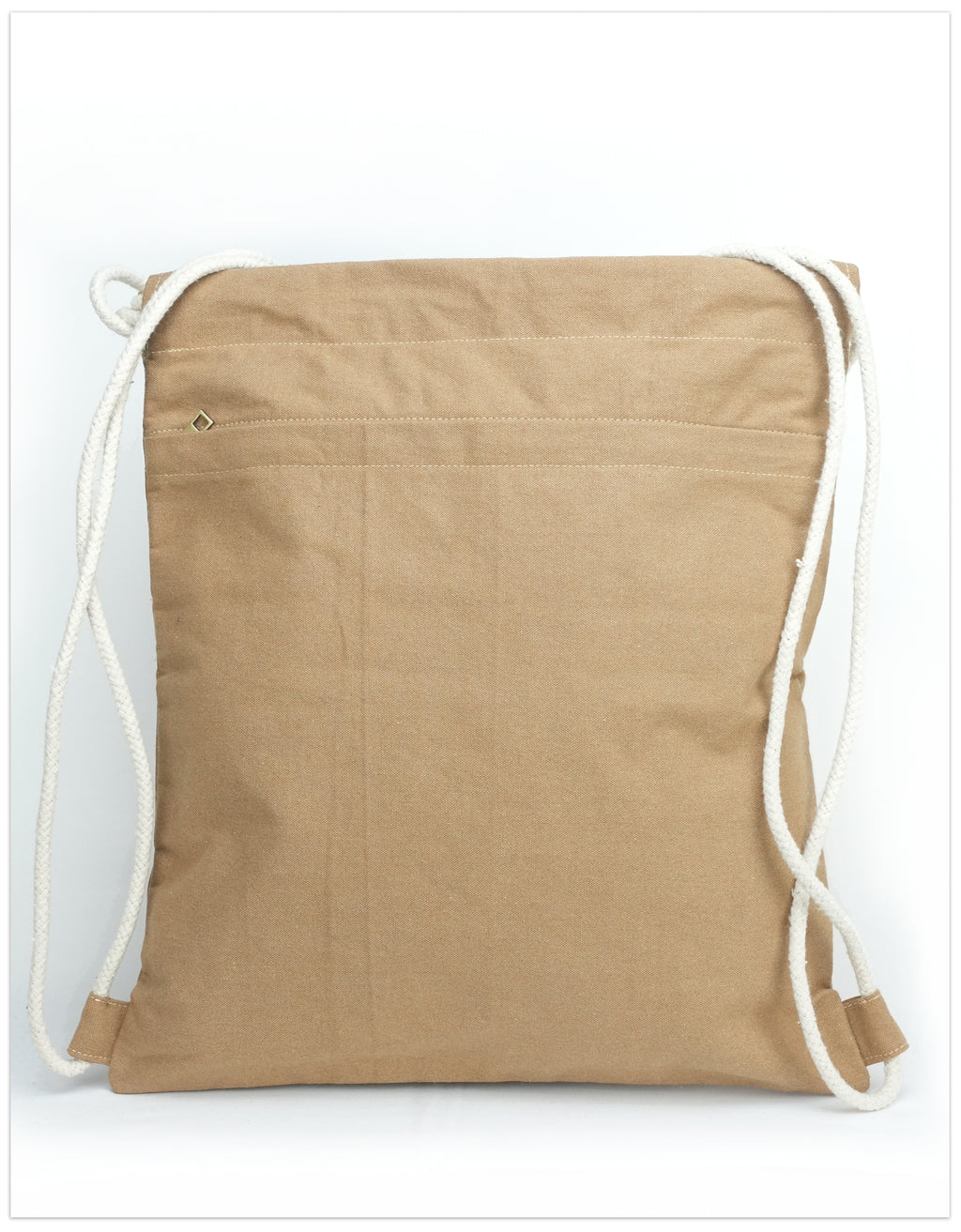 Denim Drawstring Bag