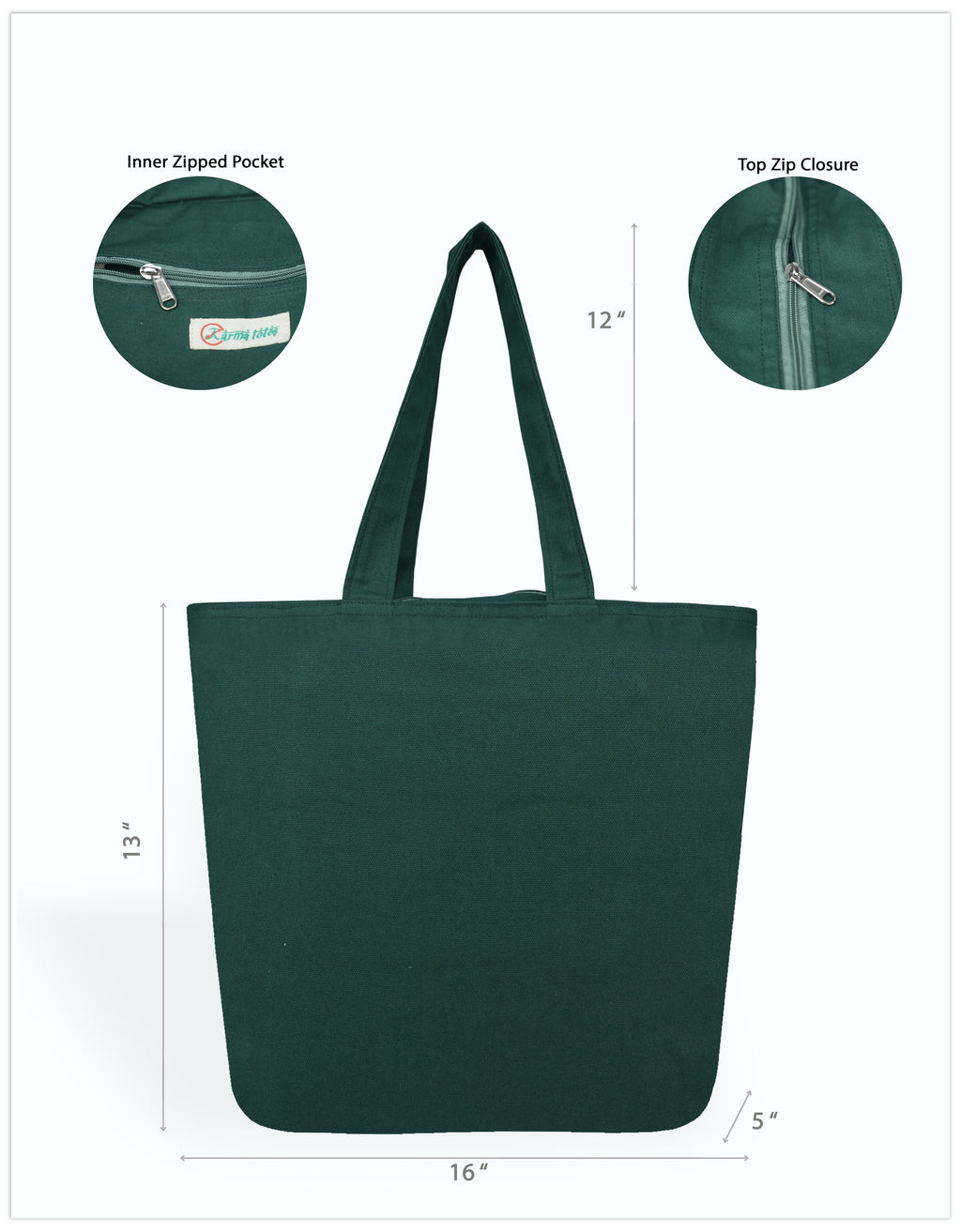 Earthen Zen Canvas Tote Bags