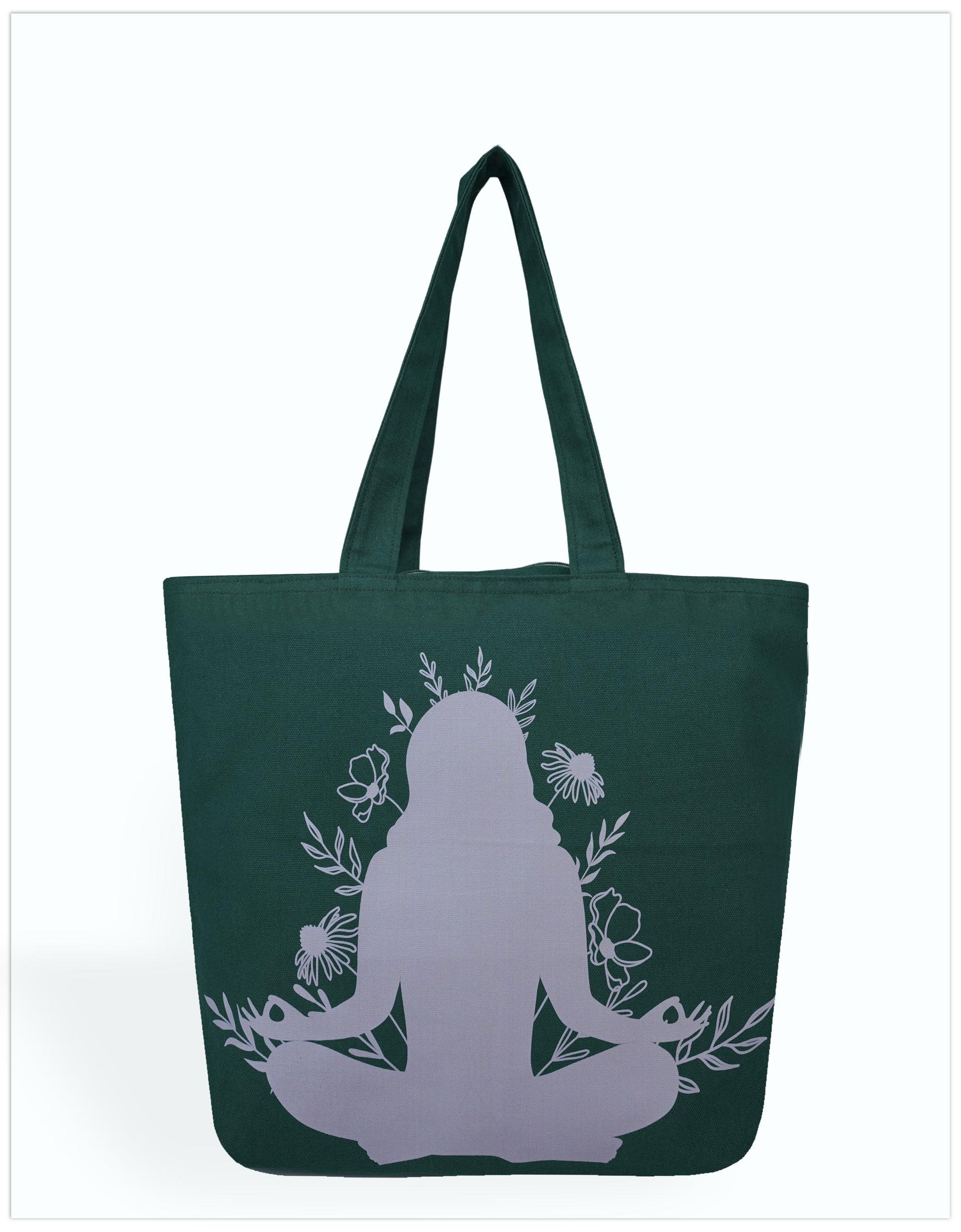 Earthen Zen Canvas Tote Bags