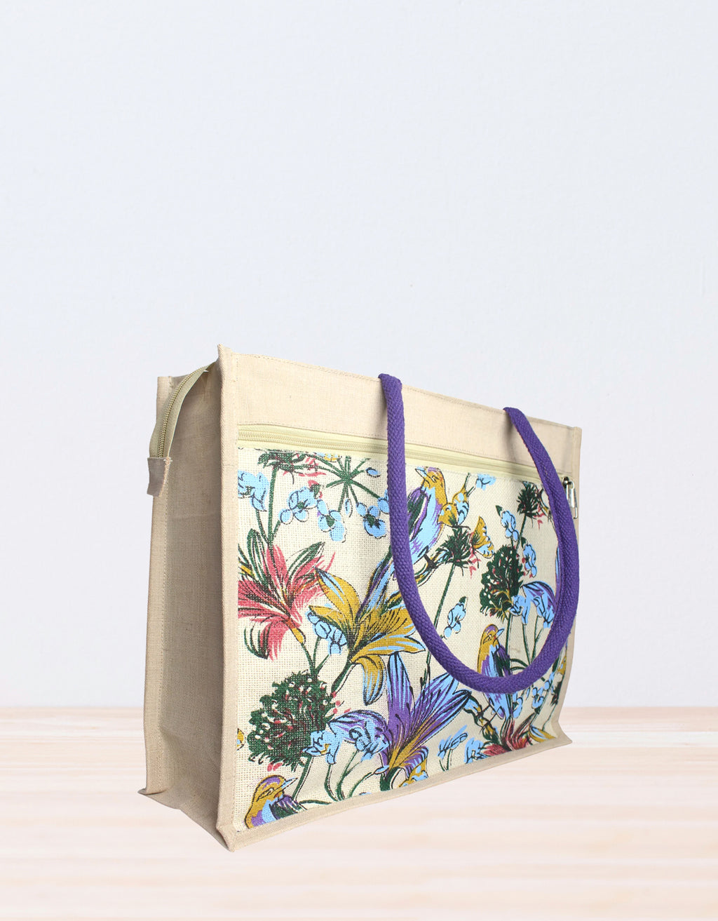 JUCO and Jute Print Tote
