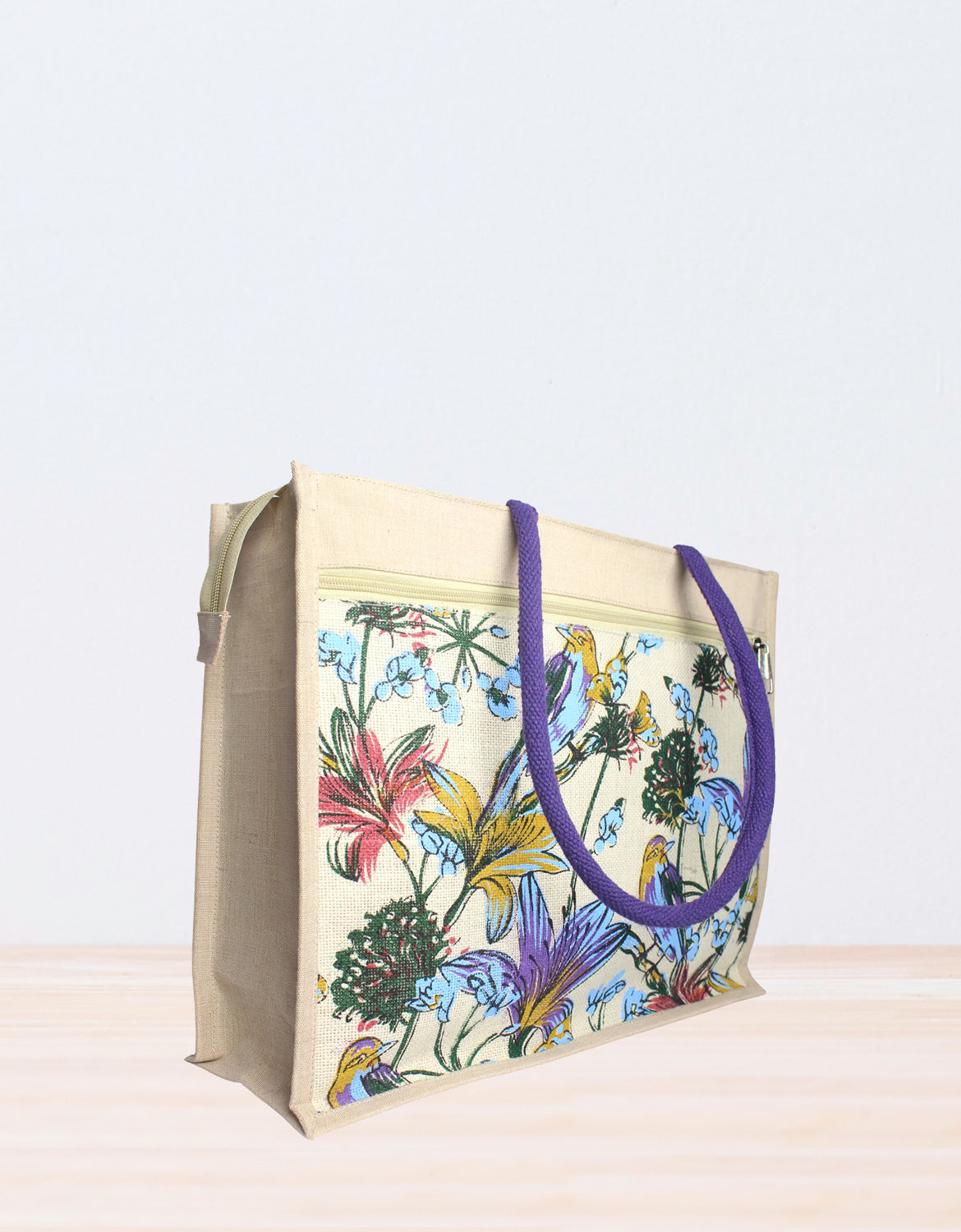 JUCO and Jute Print Tote