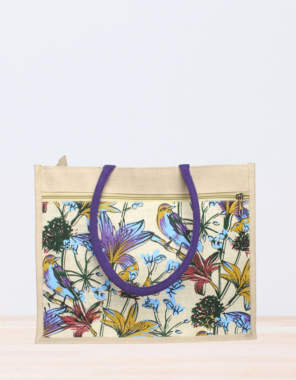JUCO and Jute Print Tote