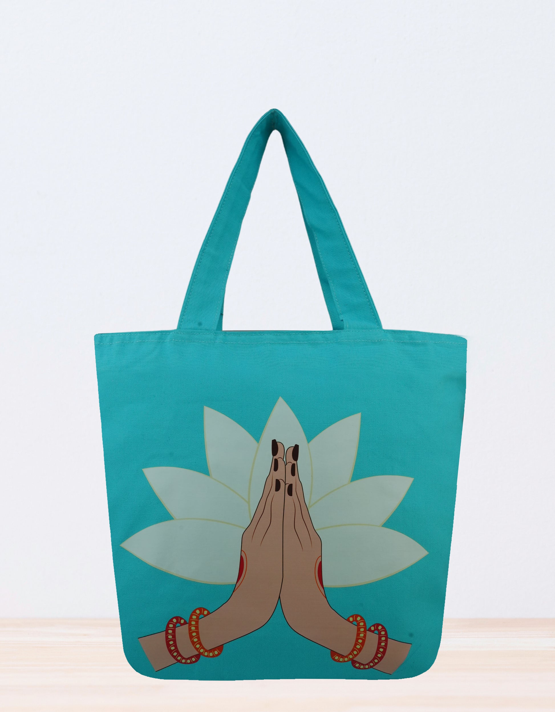 Sacred Bloom Canvas Tote Bags