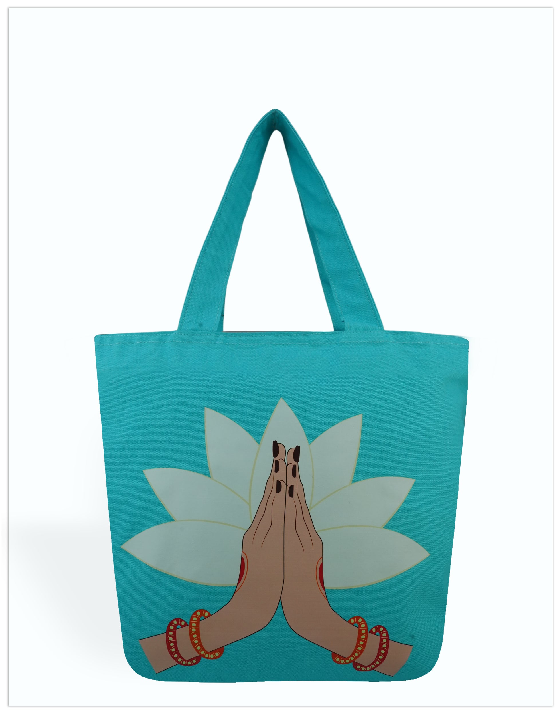 Sacred Bloom Canvas Tote Bags