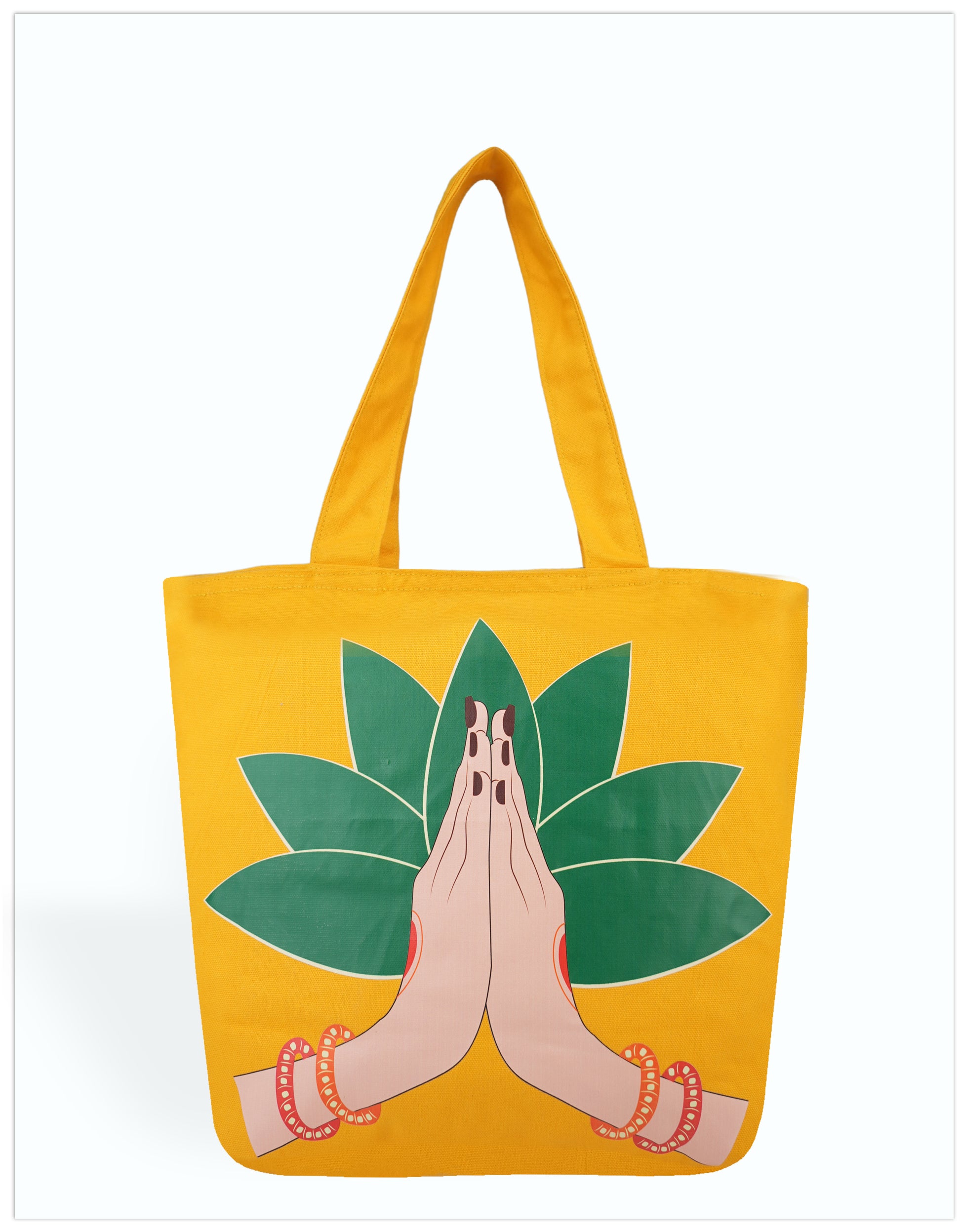 Sacred Bloom Canvas Tote Bags