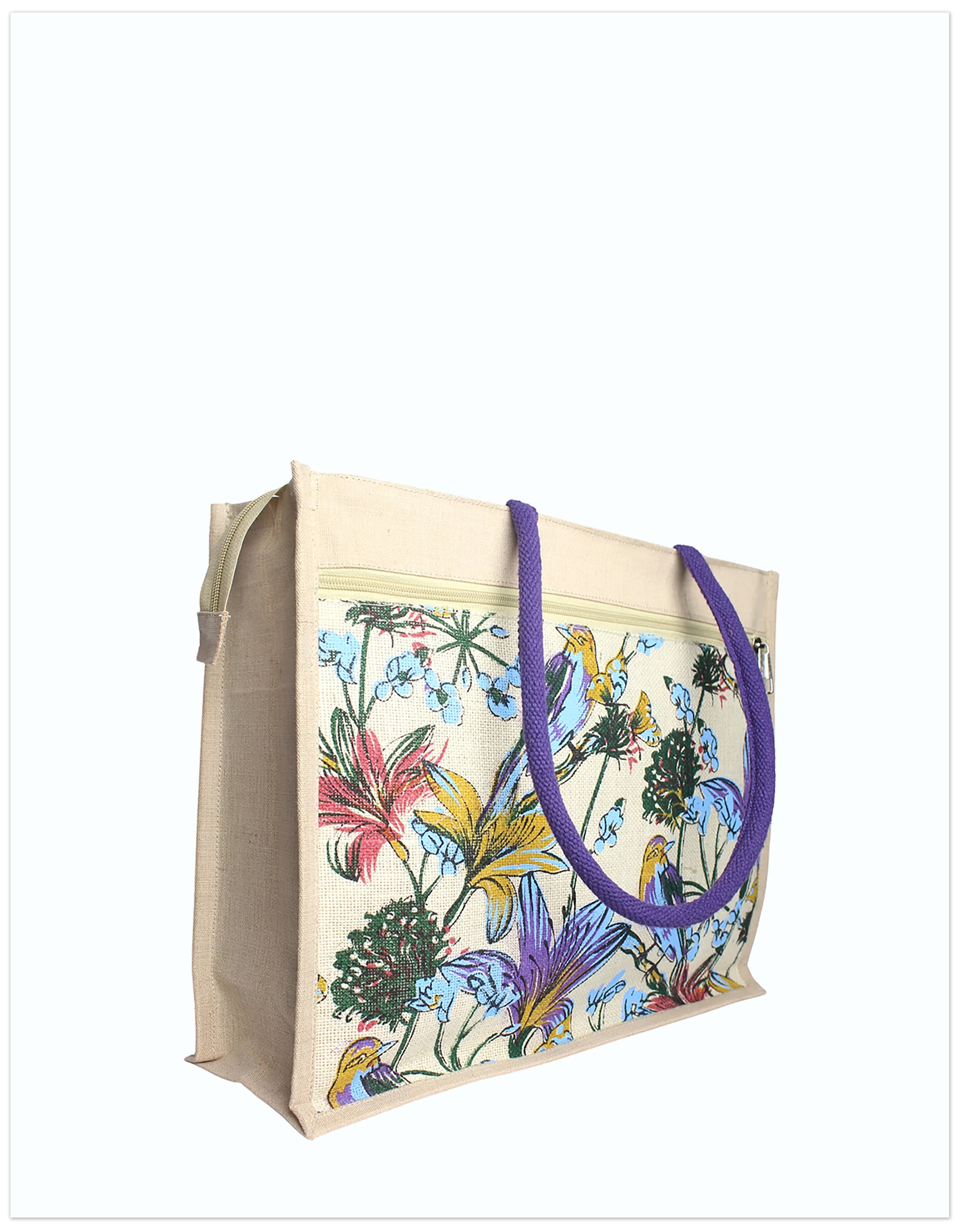 JUCO and Jute Print Tote