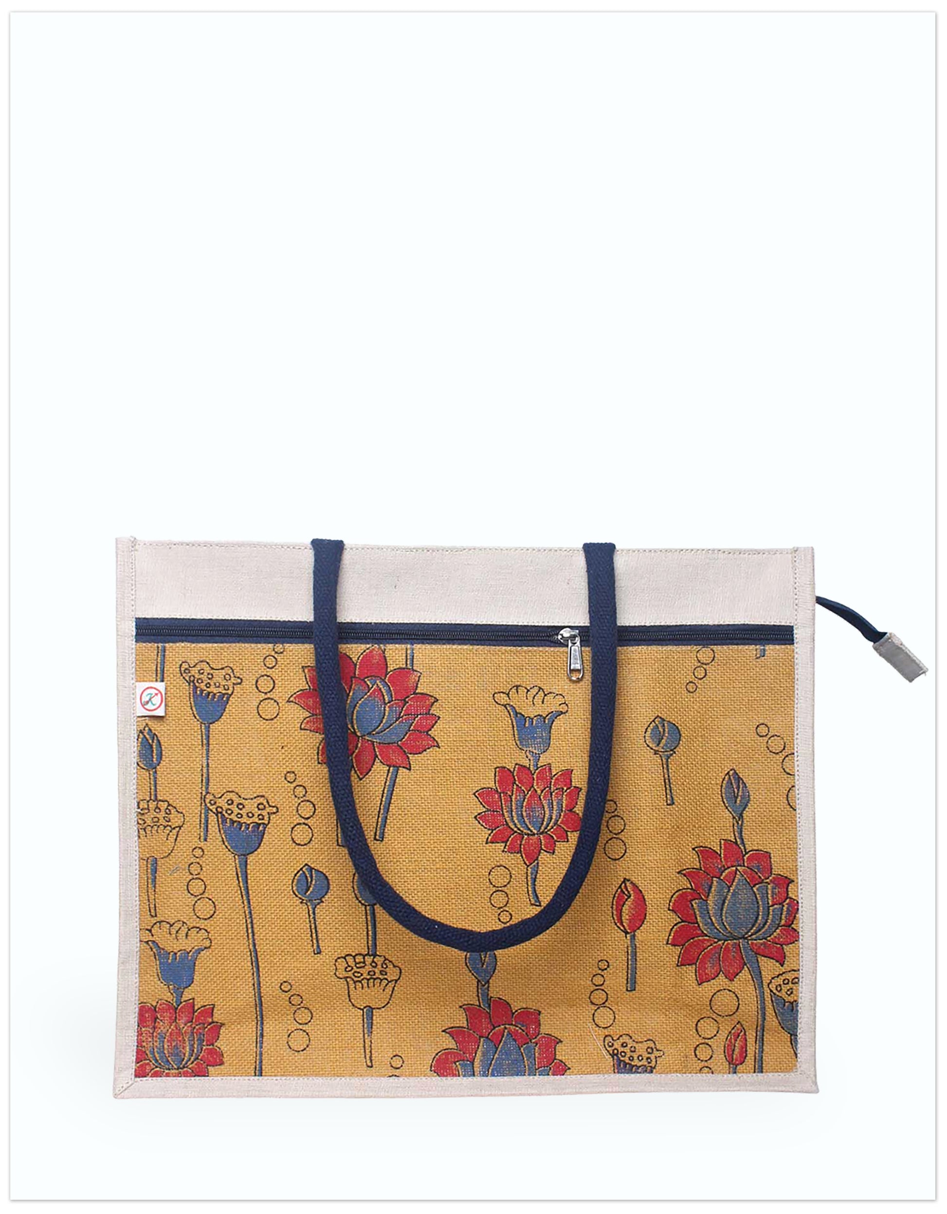 JUCO and Jute Print Tote