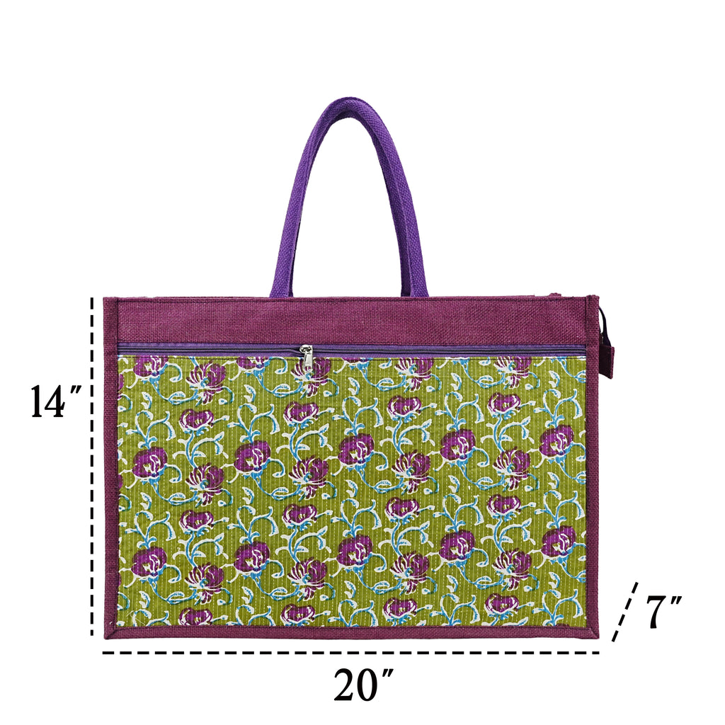 Jute Bagru Prints