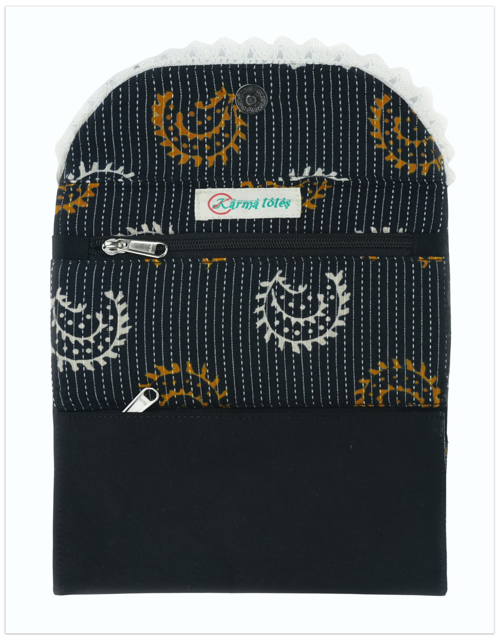 Kantha Noir Wallet