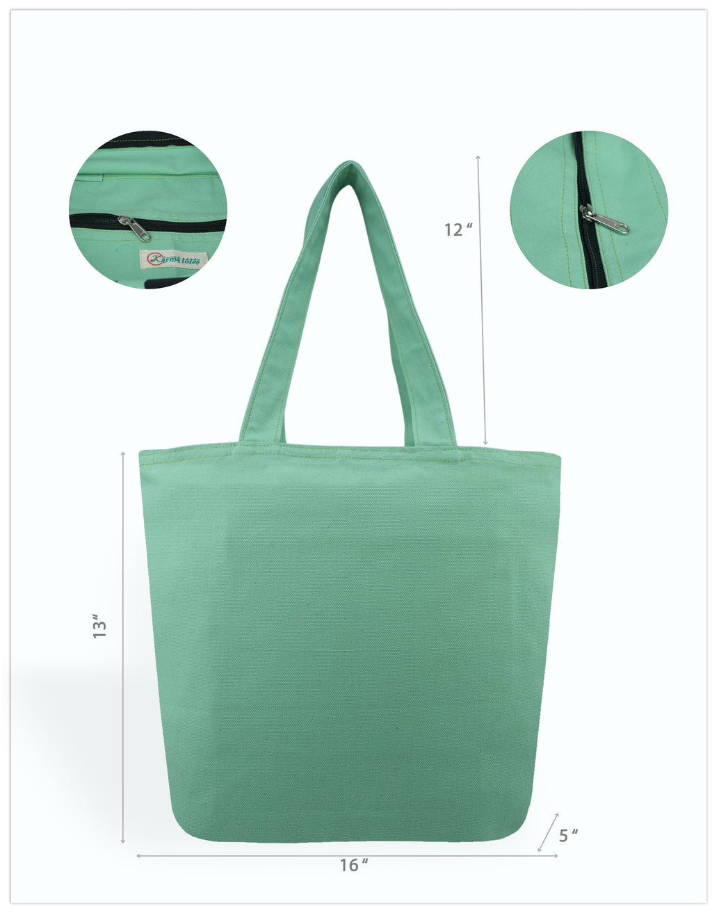 Mermaid Asana Canvas Tote Bags