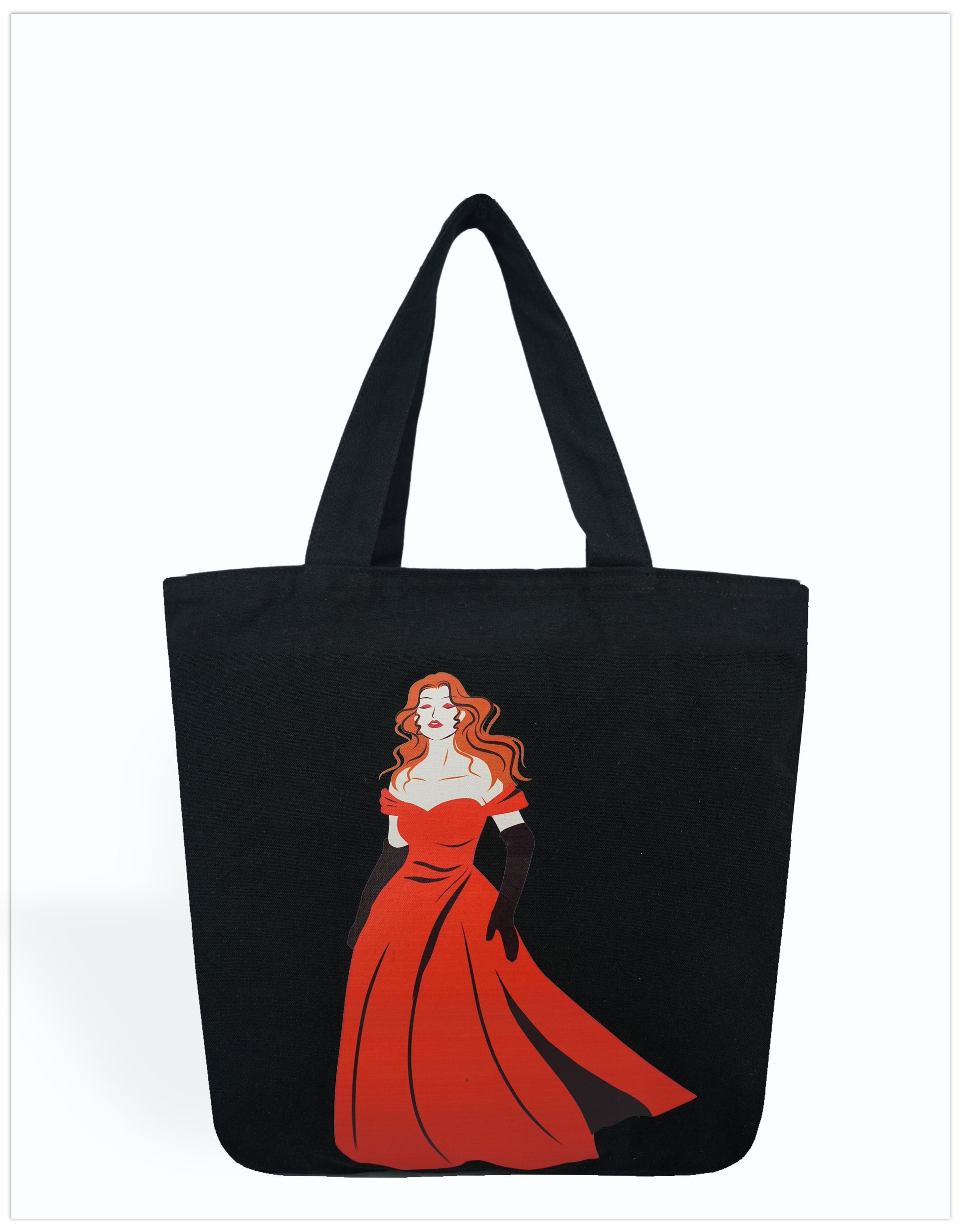 Midnight Belle Canvas Tote Bags