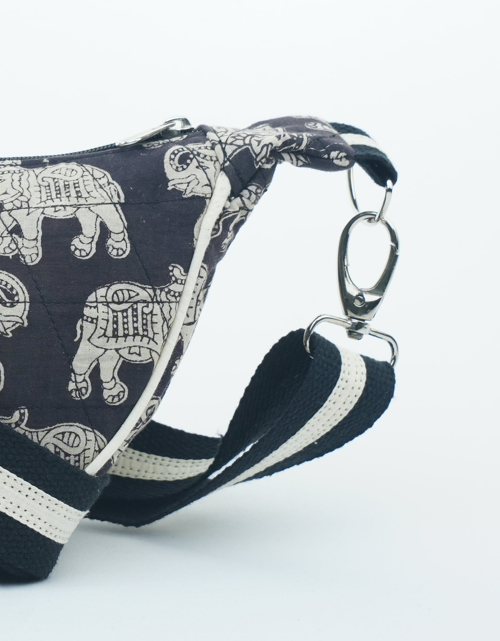 Midnight Elephants Shoulder Bag (Medium)