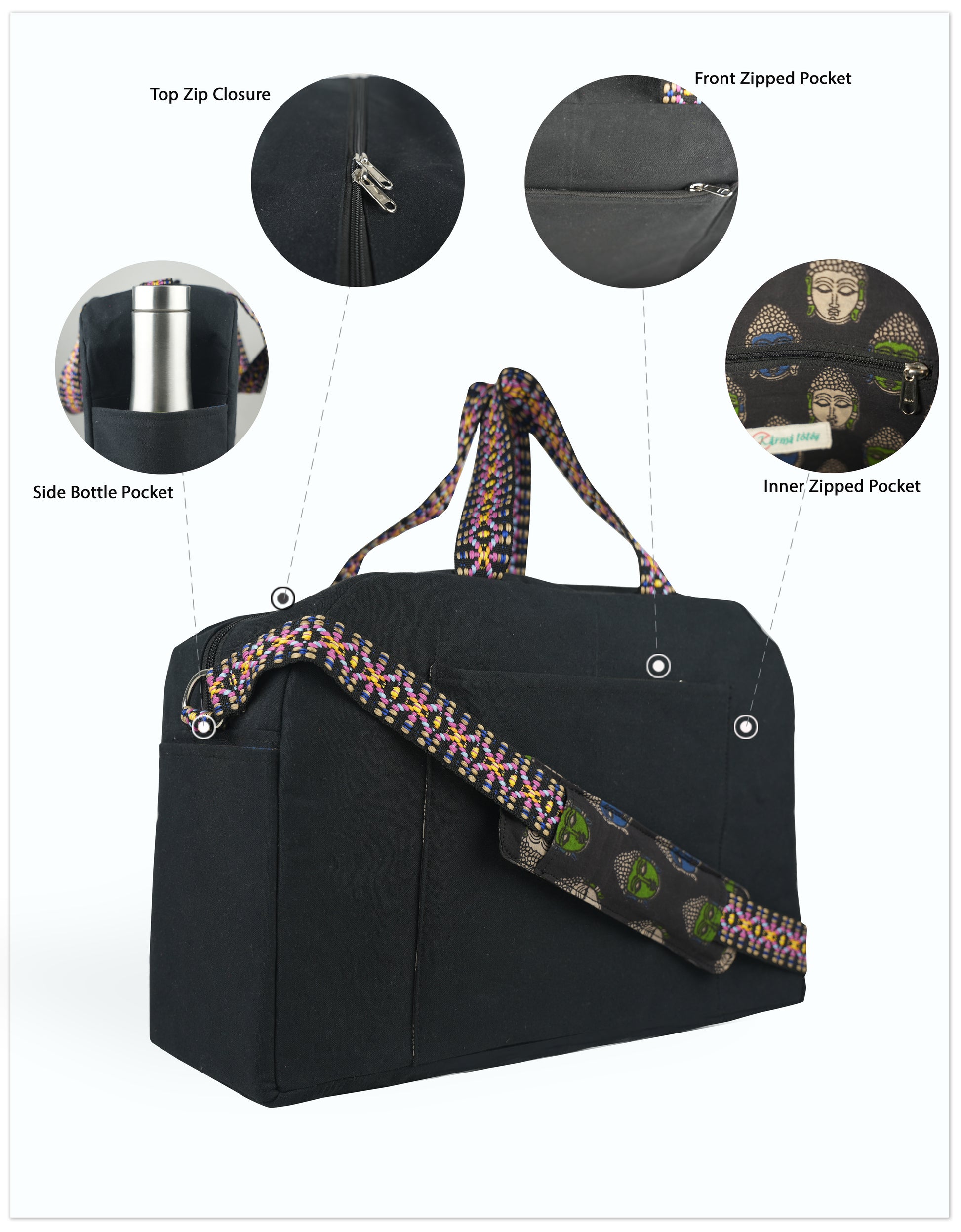 Midnight Prism Duffle Bag