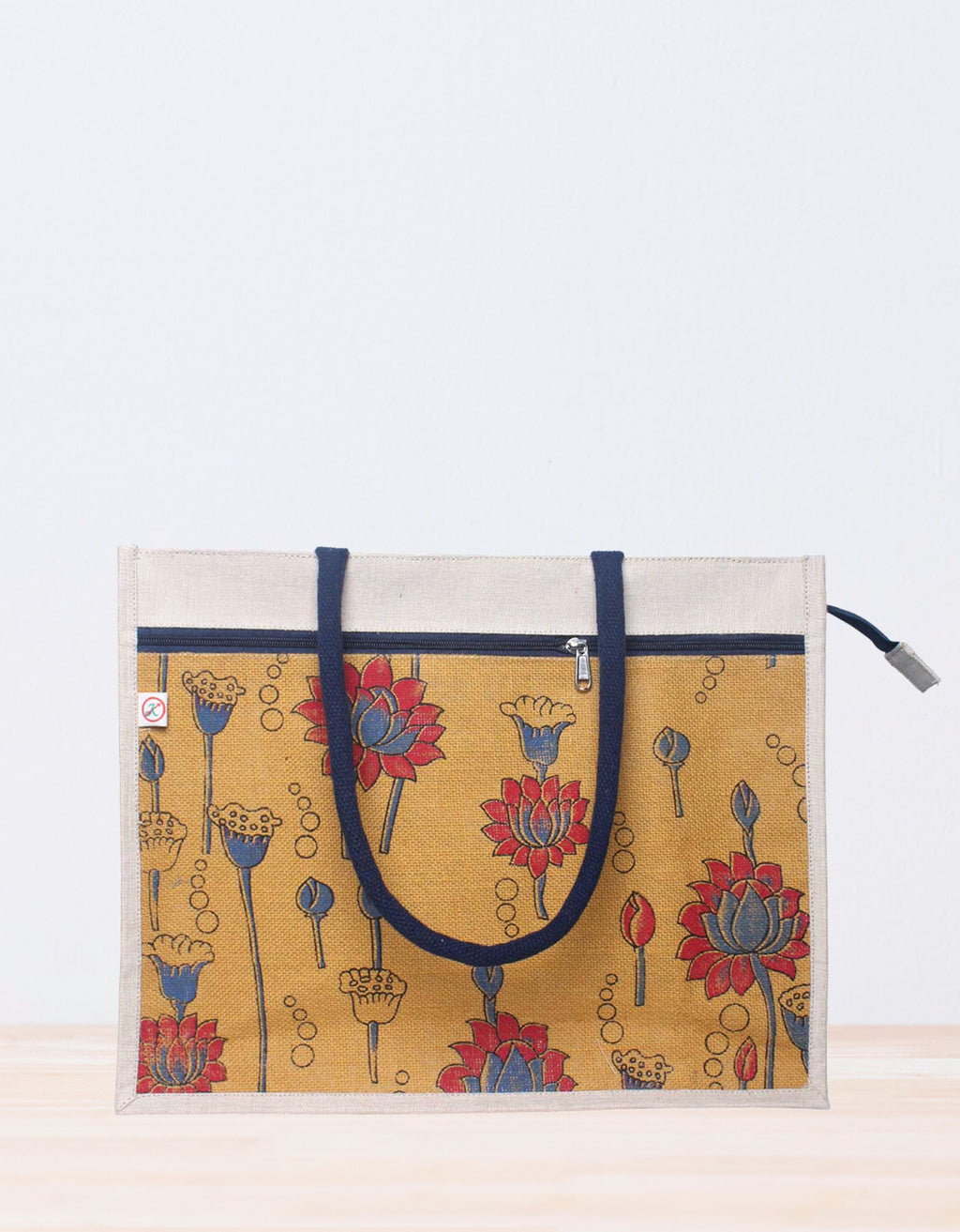 JUCO and Jute Print Tote