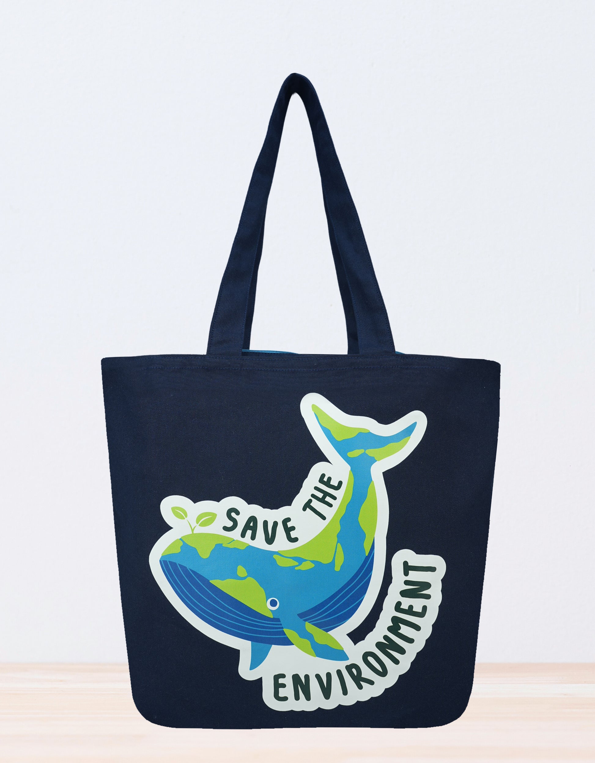 Planet Splash Canvas Tote Bags