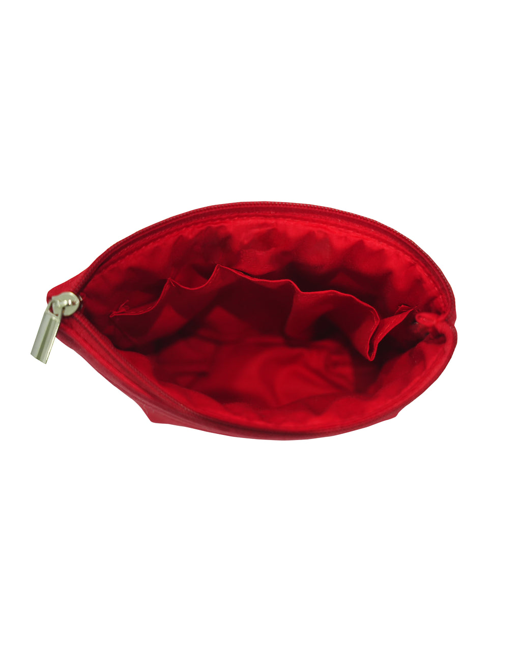 Quilted Canvas Cosmetic Pouch