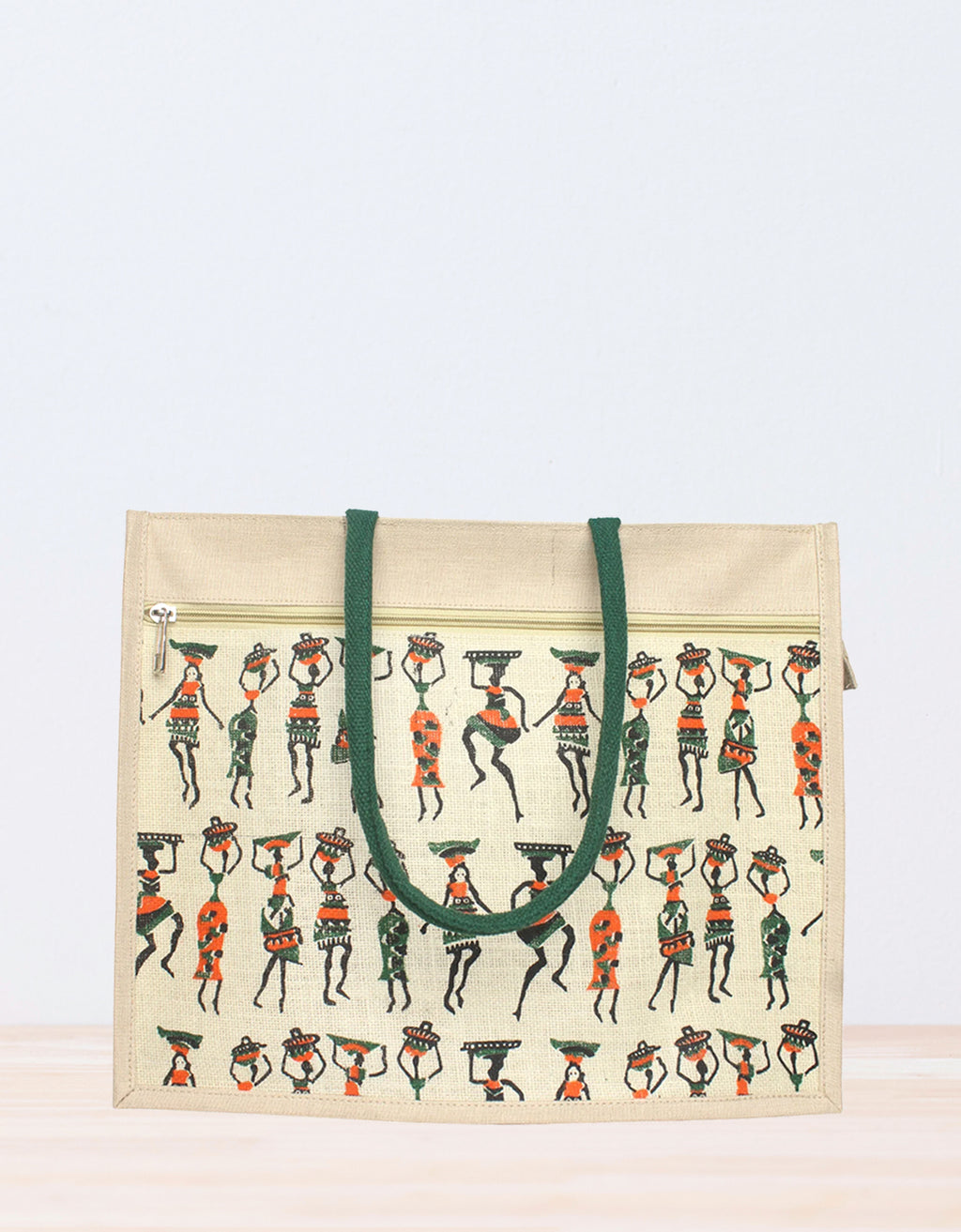 JUCO and Jute Print Tote