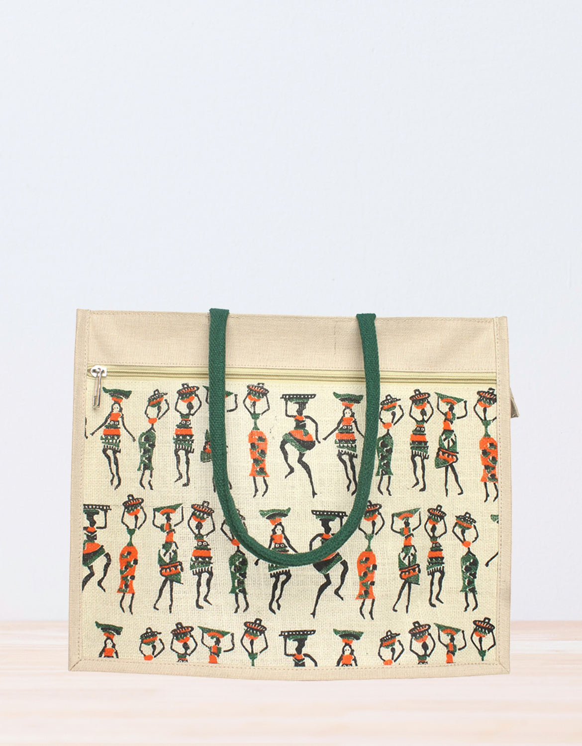 JUCO and Jute Print Tote