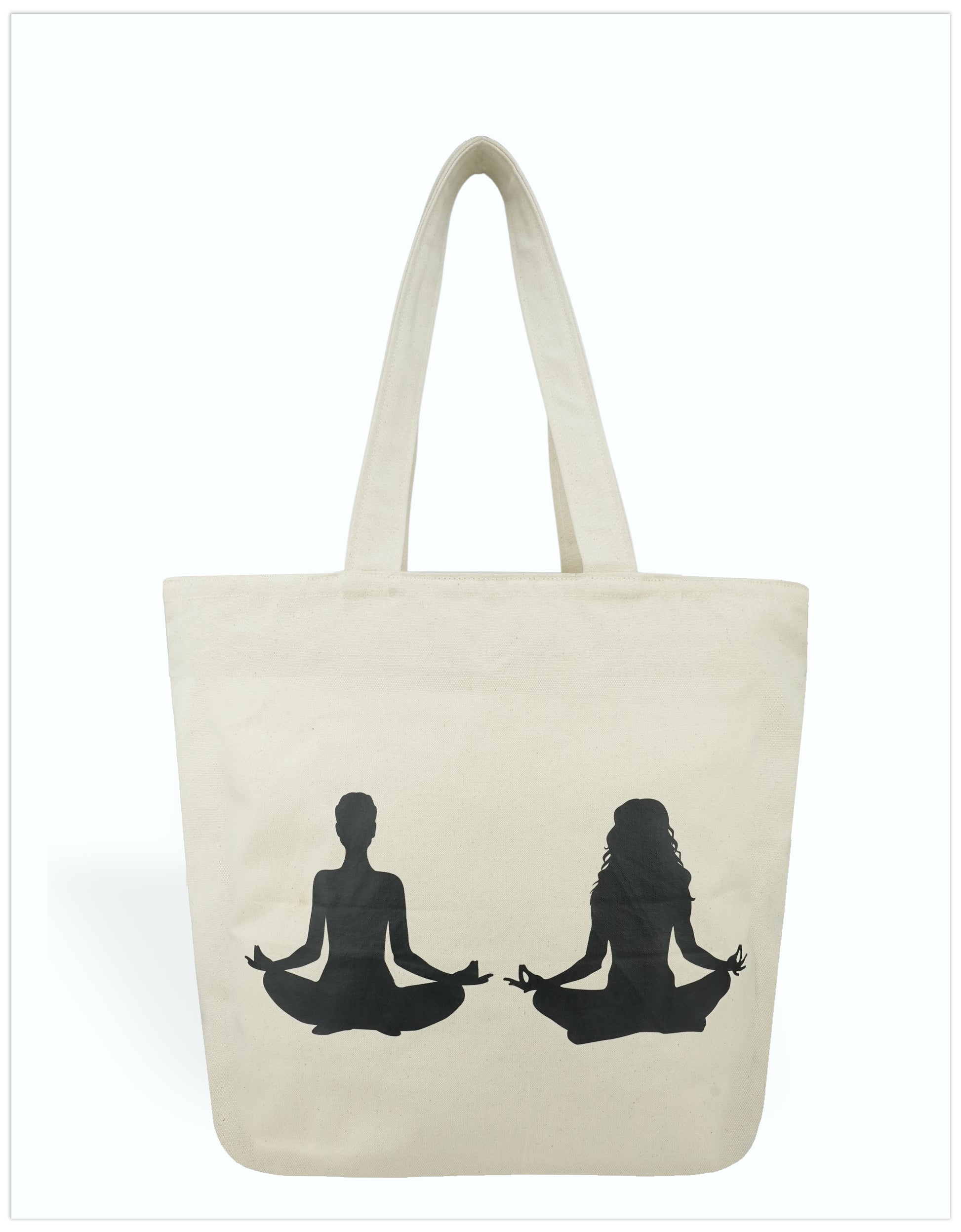 Twin Calm Canvas Tote Bags