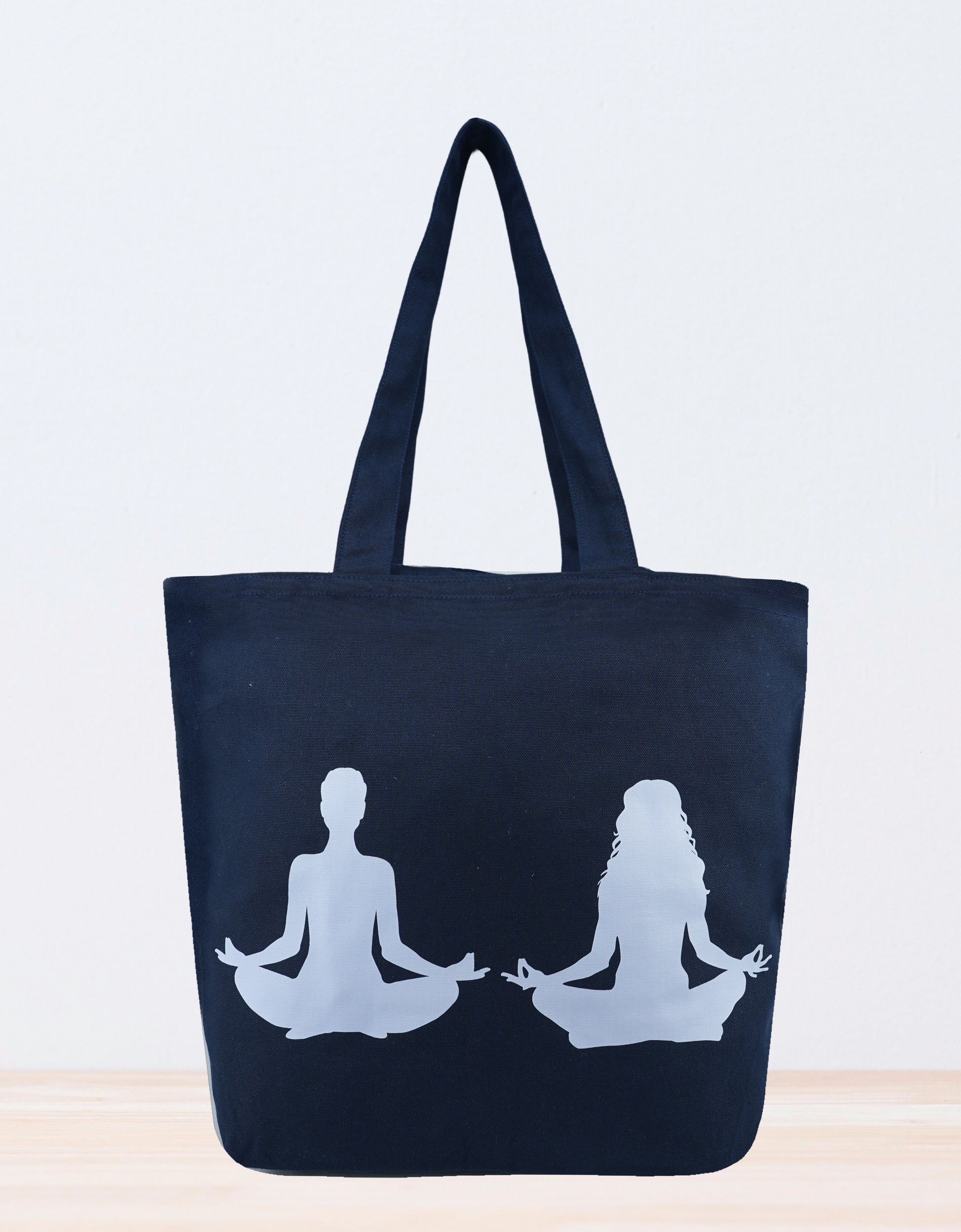 Twin Calm Canvas Tote Bags