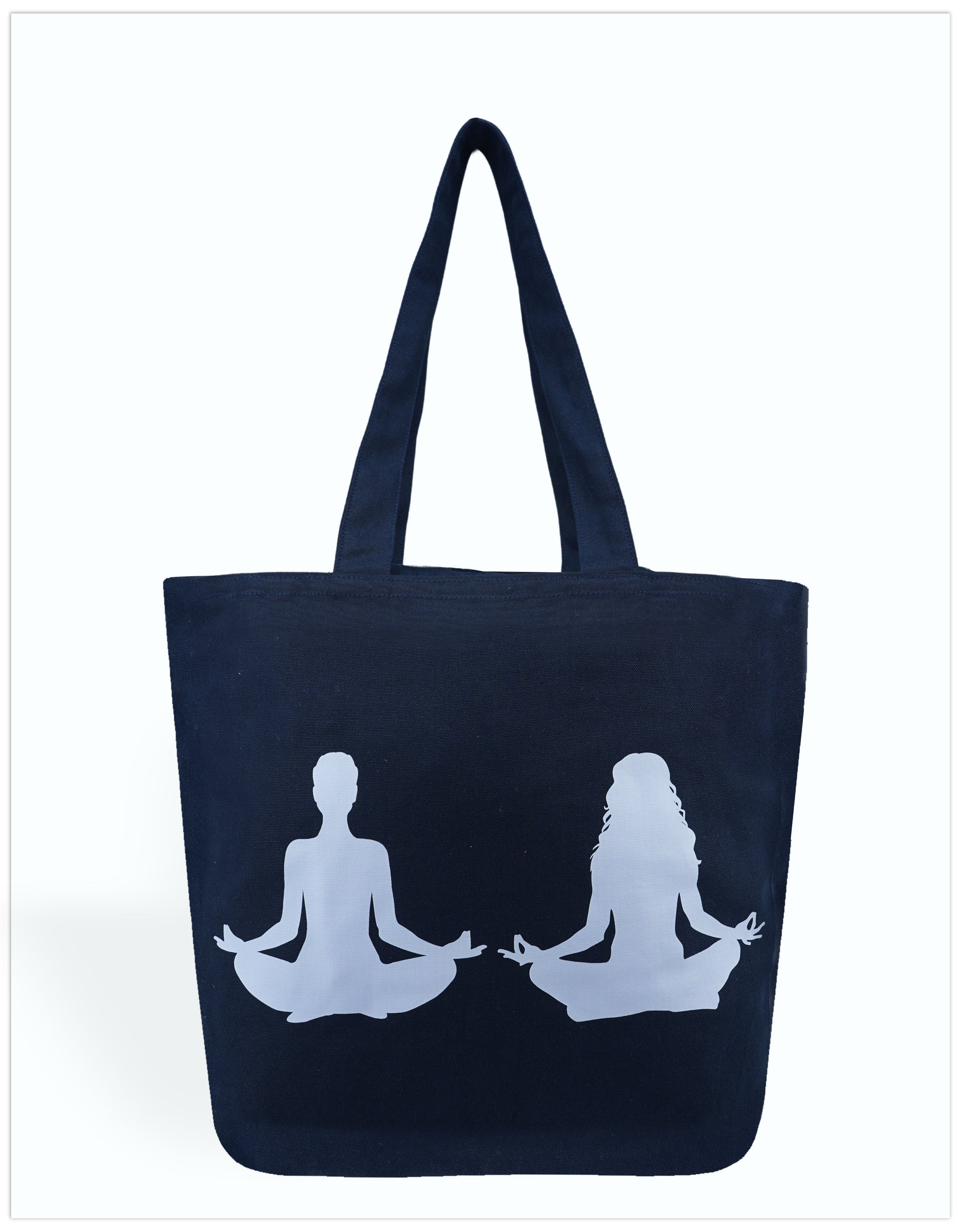 Twin Calm Canvas Tote Bags