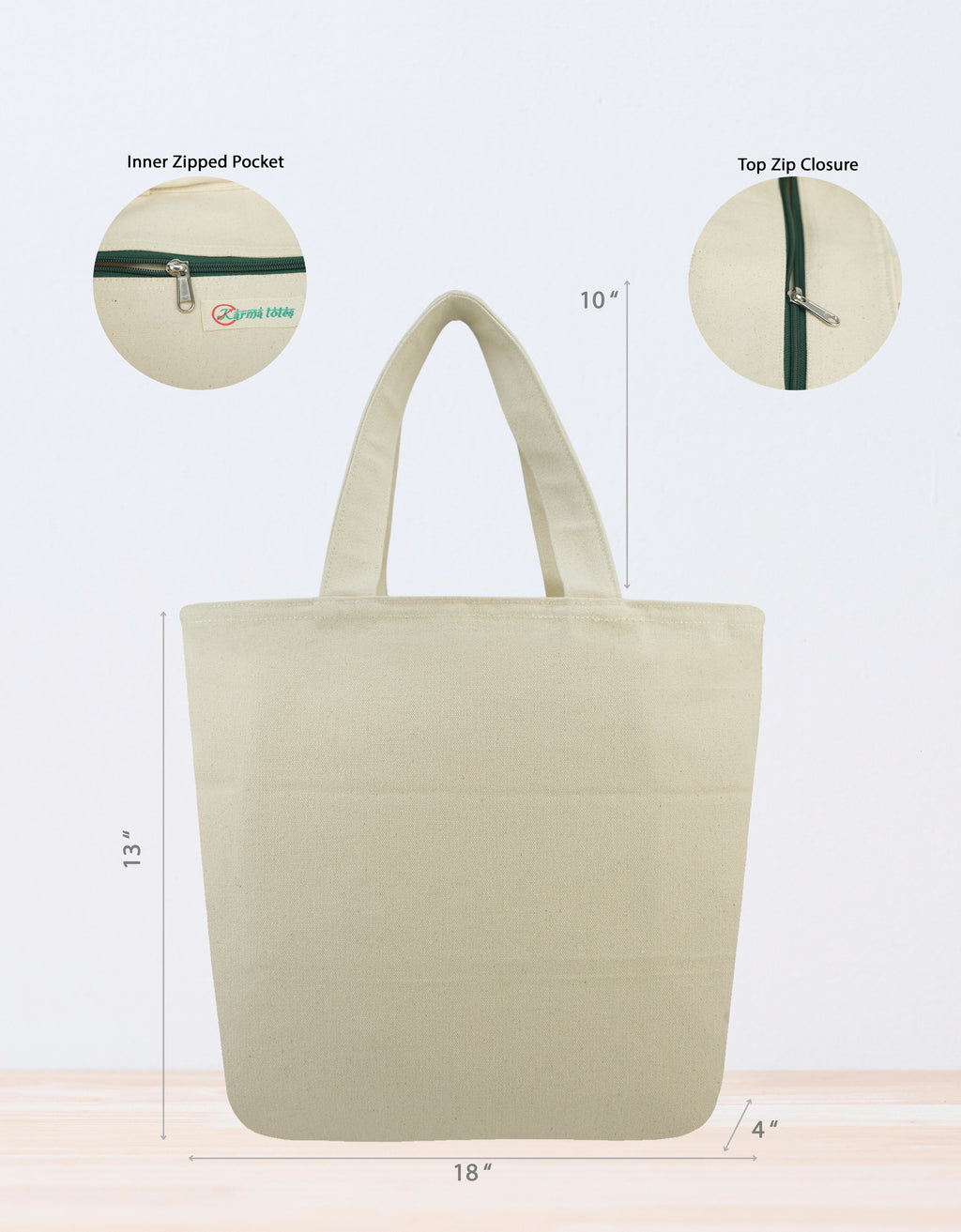 The Mindful Canvas Tote Bags