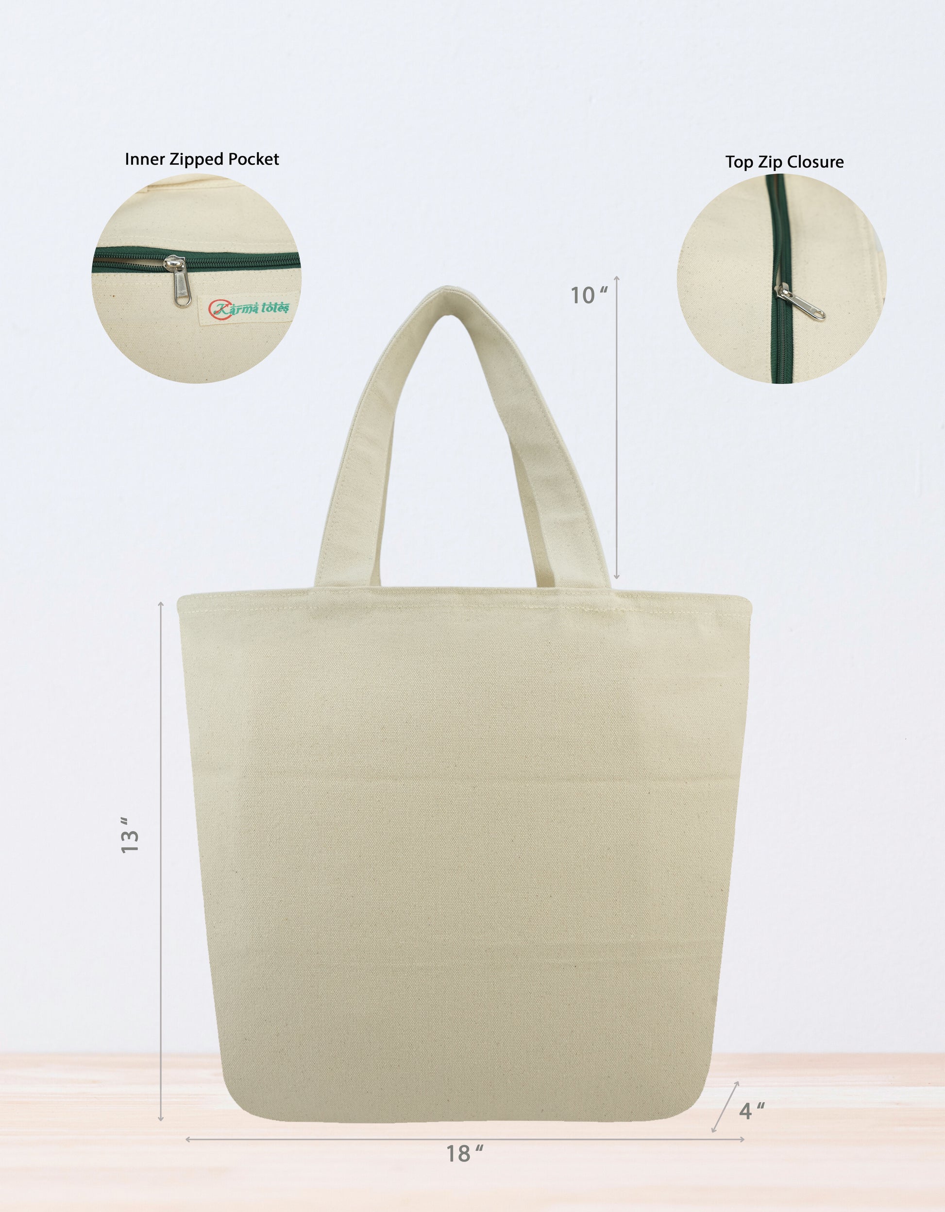 The Mindful Canvas Tote Bags
