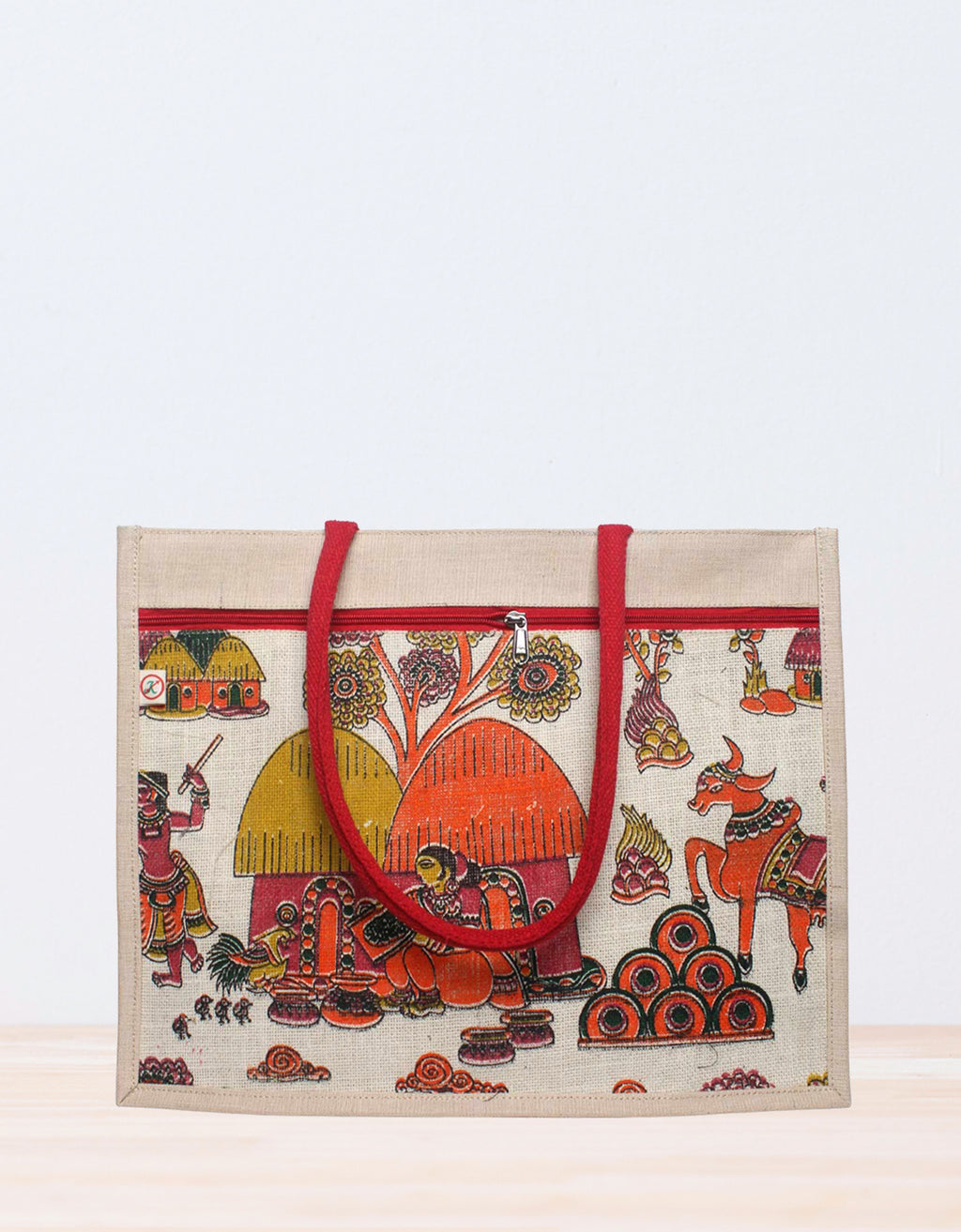 JUCO and Jute Print Tote