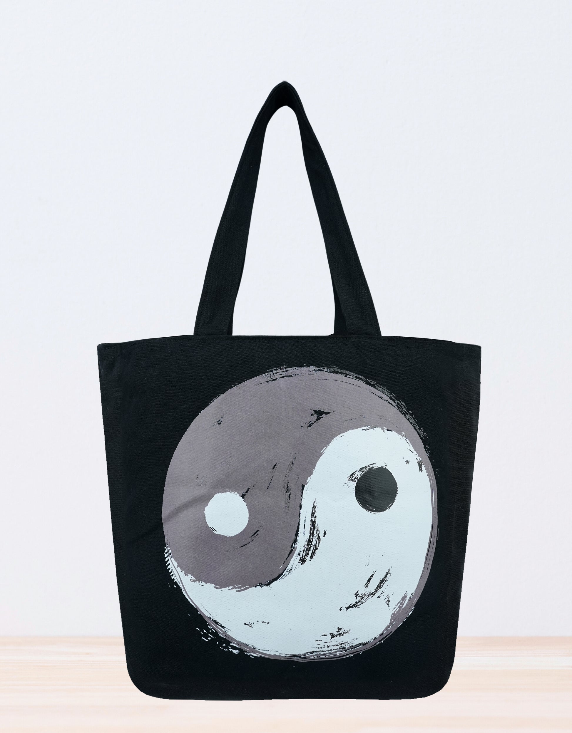 Yin Yang Canvas Tote Bags